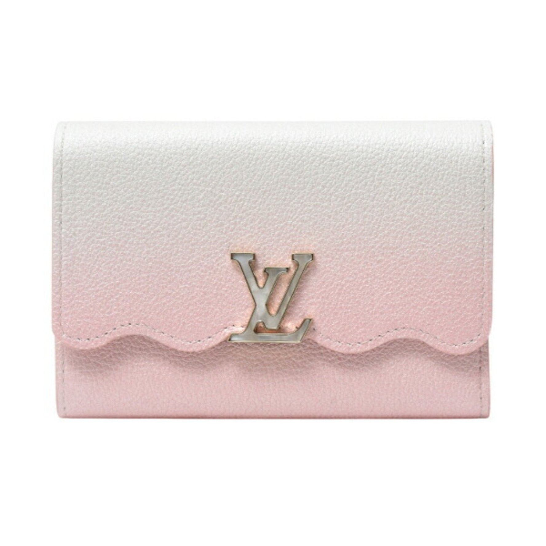 Louis Vuitton Portefeuille Capucines Compact Tri-fold Wallet, LV By the Pool, Shaded Pink