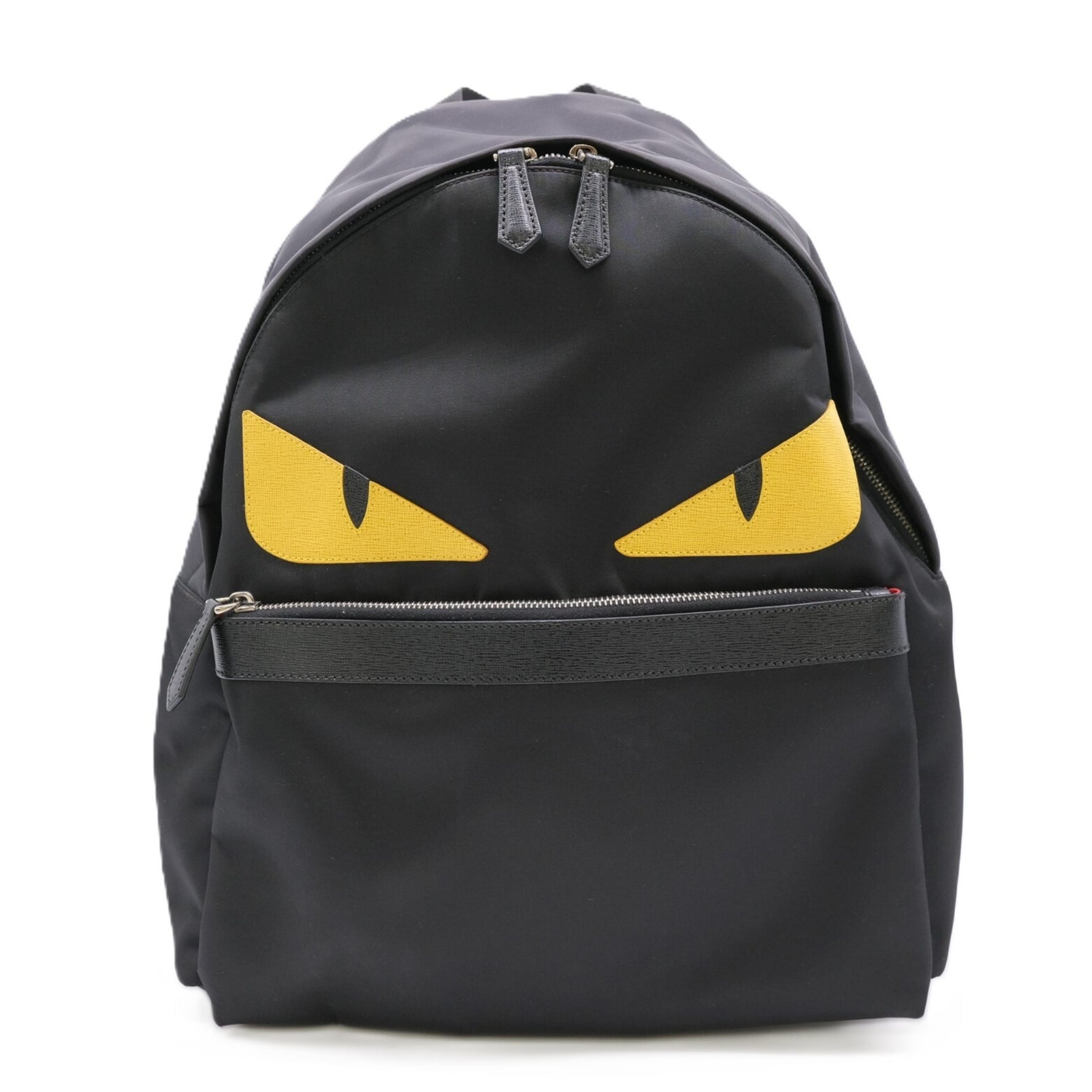 FENDI Bugs Rucksack Backpack Monster Nylon Leather