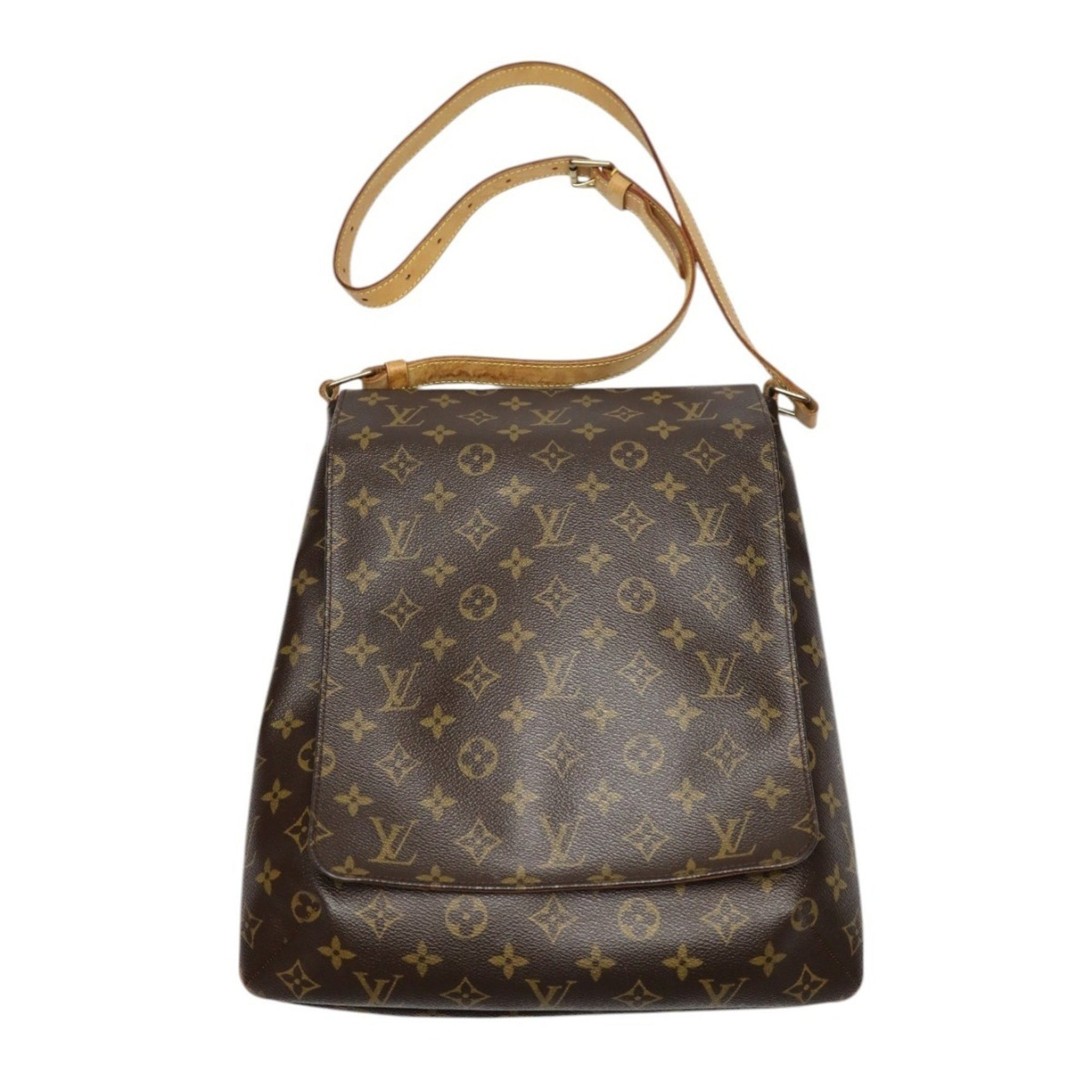 Louis Vuitton LOUIS VUITTON Shoulder Bag Monogram Musette Canvas M51256 Brown LV