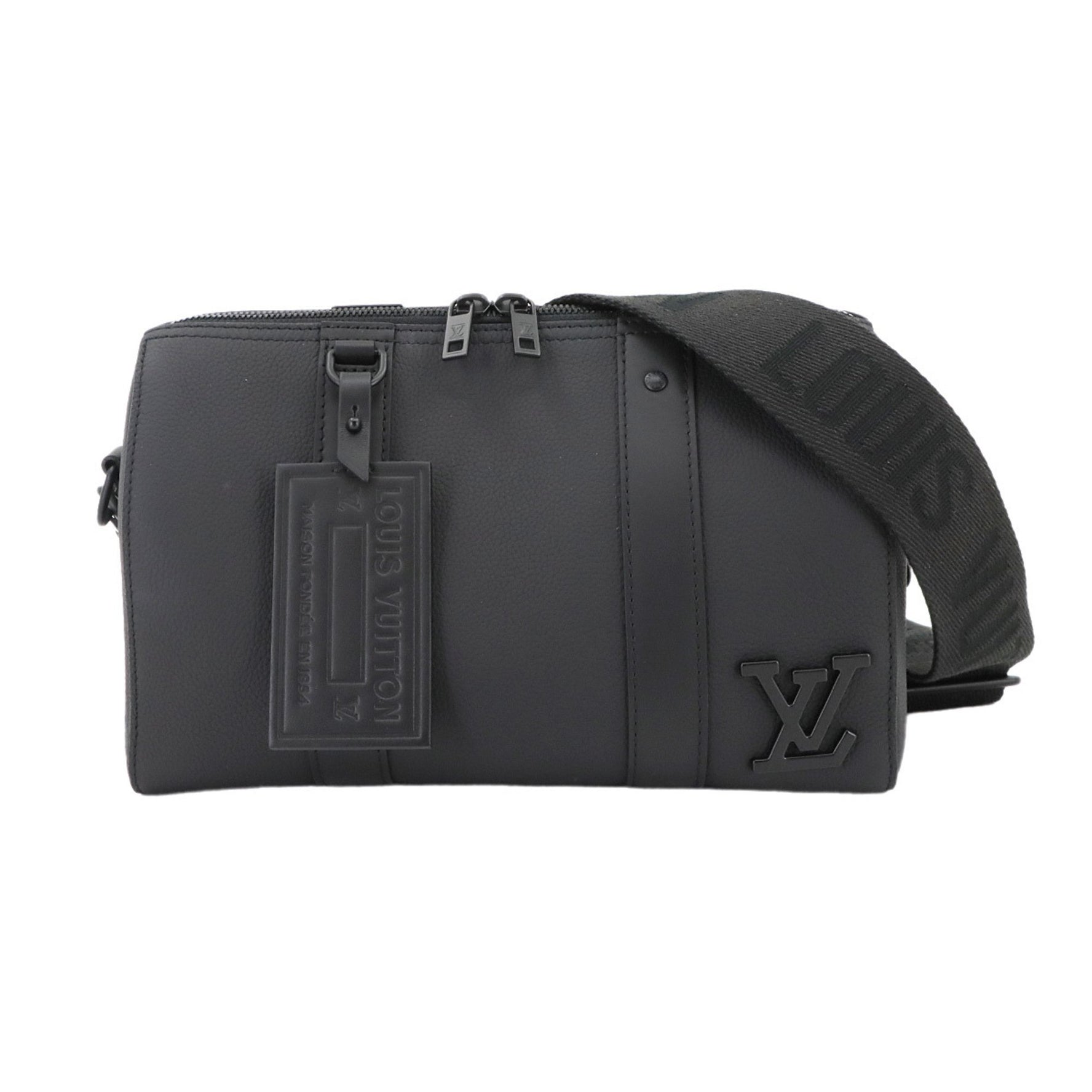 Louis Vuitton New Classics City Keepall Shoulder Bag in Aerogram Leather, RFID