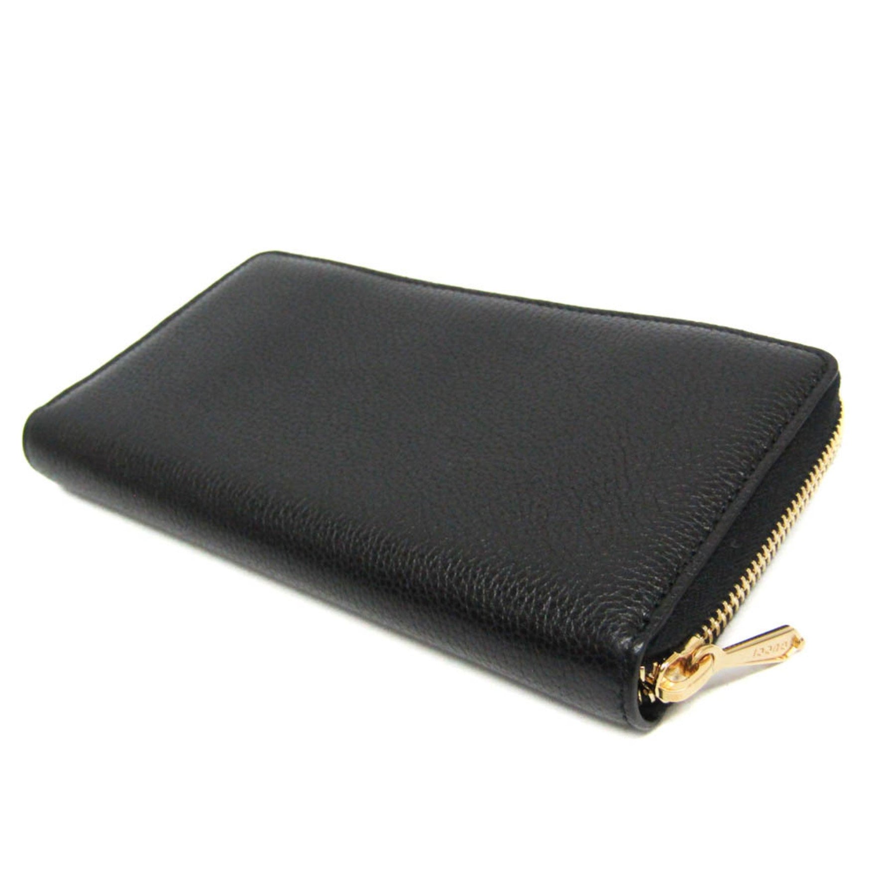 Gucci Zumi Leather Long Wallet (bi-fold)
