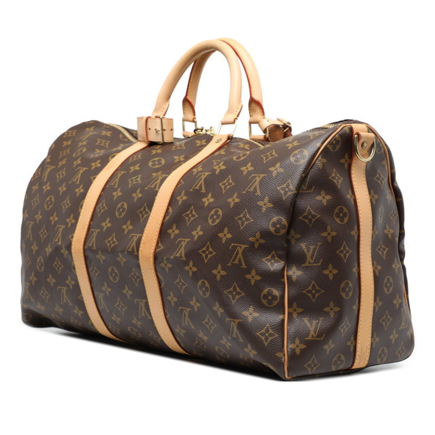 Louis Vuitton Monogram Keepall Bandouliere 50 Boston/Shoulder Bag, PVC Leather, LOUIS VUITTON