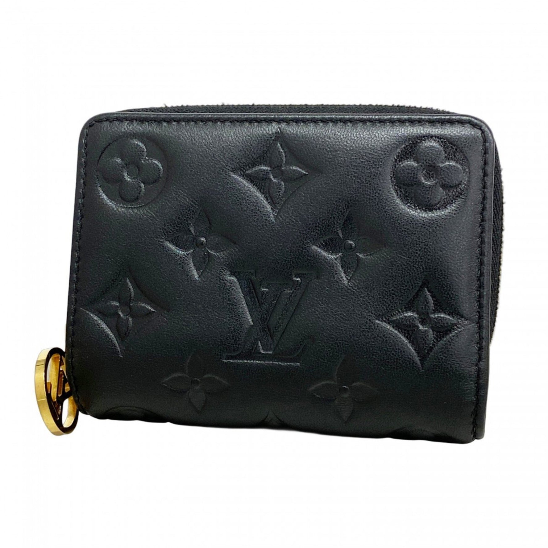 Louis Vuitton Monogram Embossed Wallet Portefeuille Lou