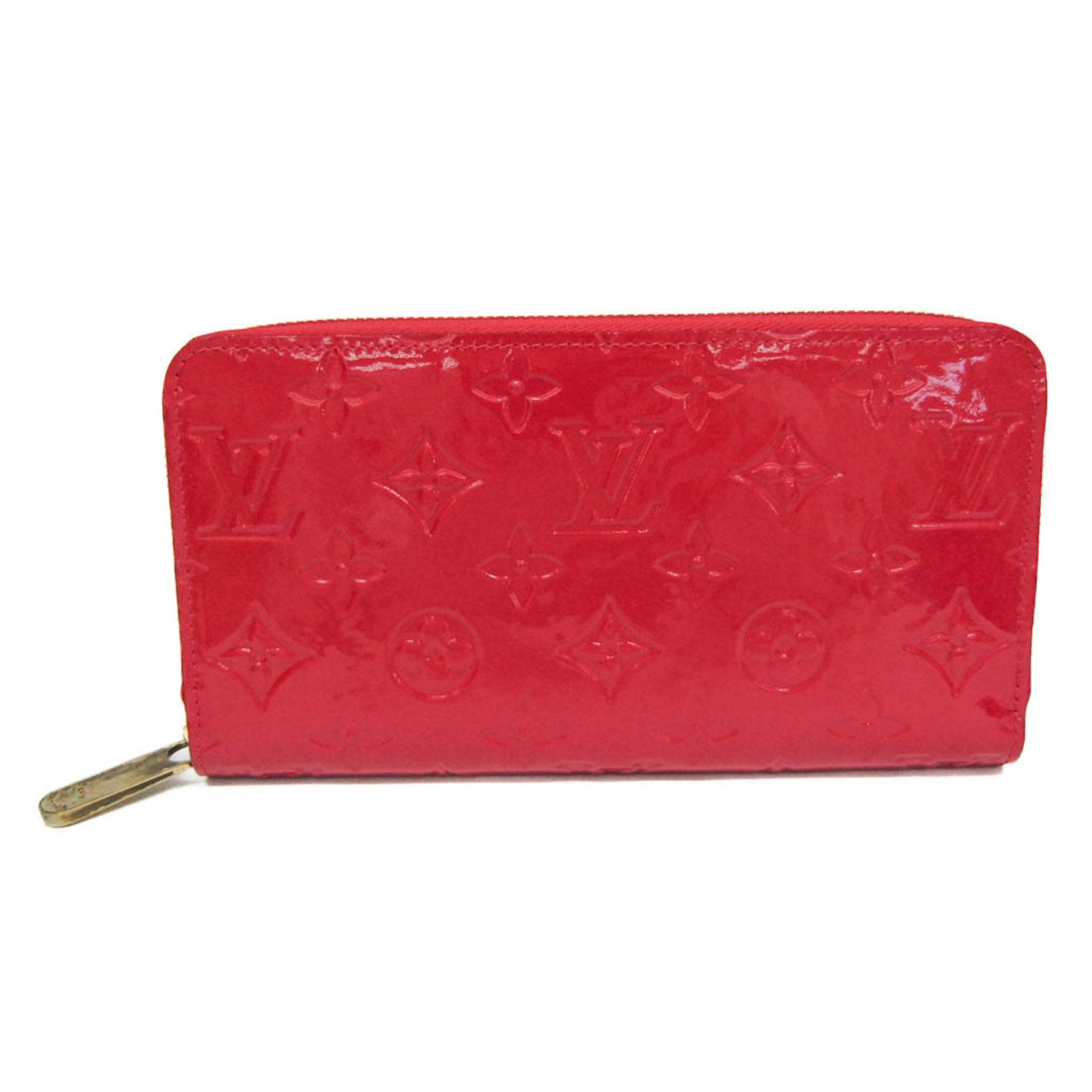 Louis Vuitton Monogram Vernis Zippy Wallet M91981 Women's Monogram Vernis Long Wallet (bi-fold) Pomme D'amour