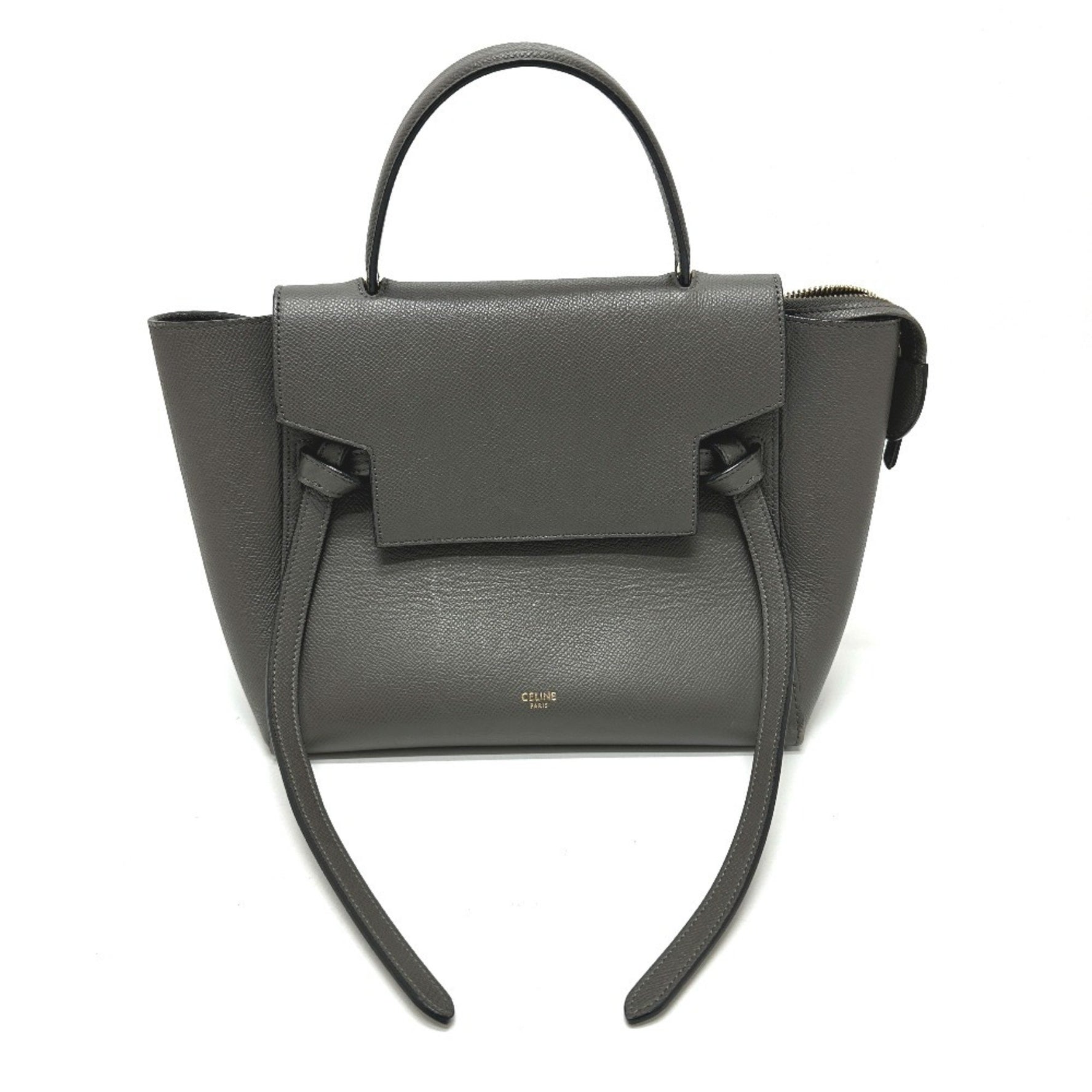 CELINE Logo Belt Bag Micro Shoulder Bag/Handbag Leather