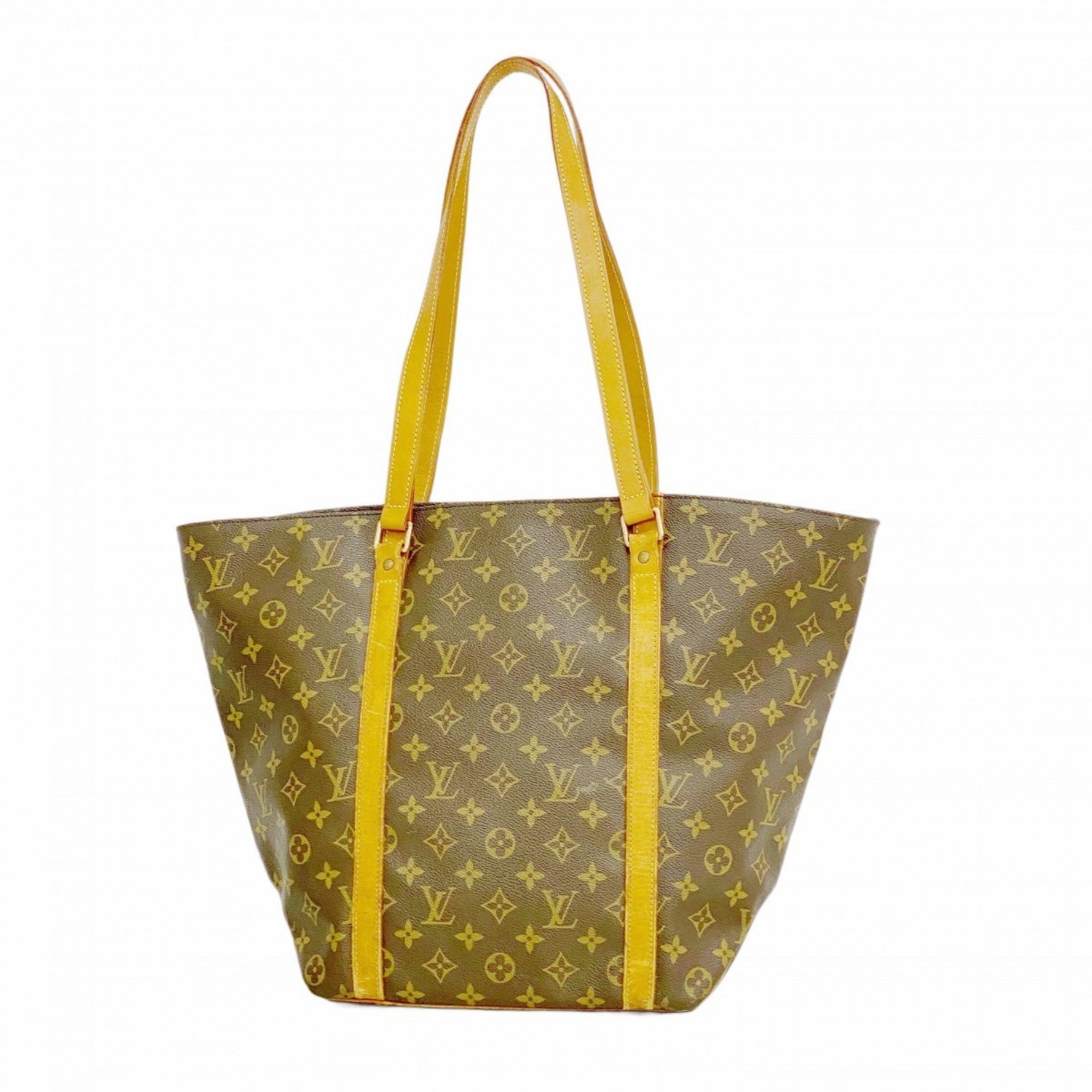 Louis Vuitton Monogram Sac Tote Bag M51109 Brown Women's
