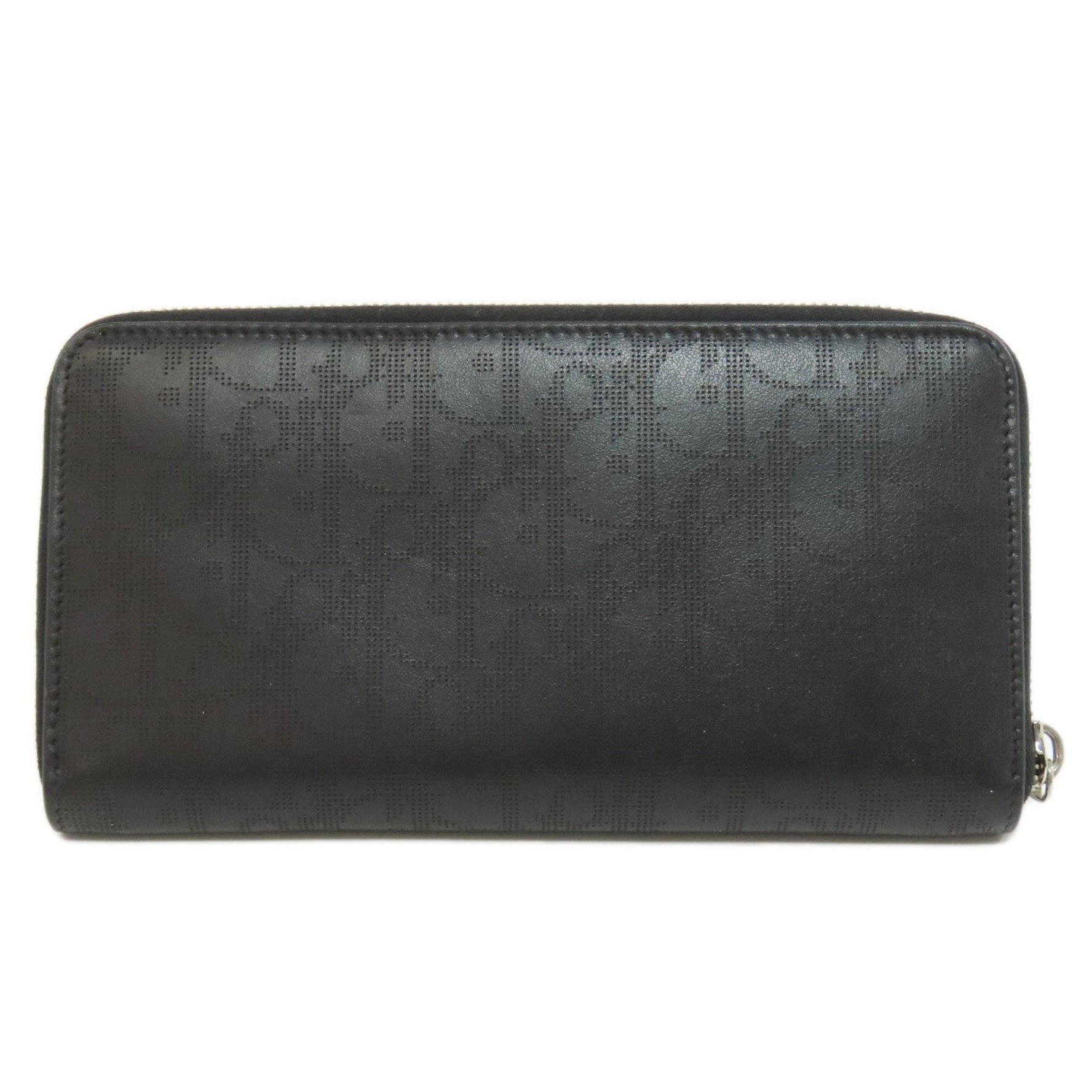 Christian Dior Oblique Galaxy Long Wallet in Calfskin Leather CHRISTIAN DIOR