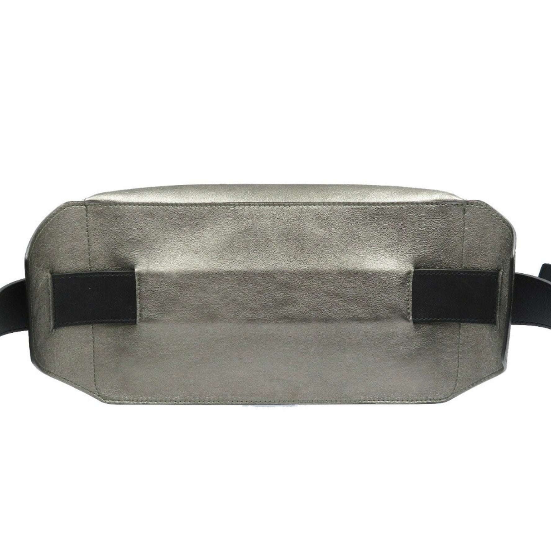 Jimmy Choo Star Studded Leather Metallic Gray Body Bag 0208