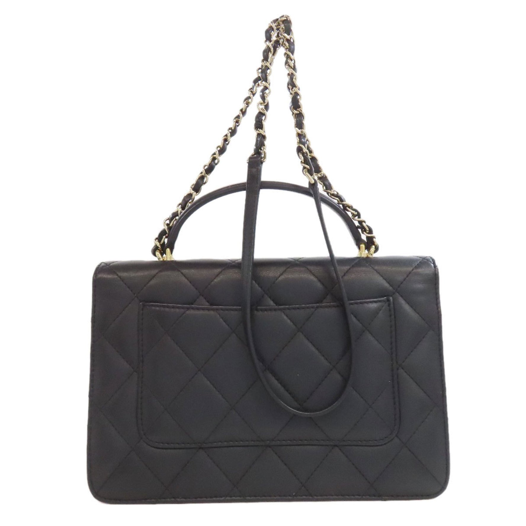 CHANEL Matelasse Handbag Lambskin