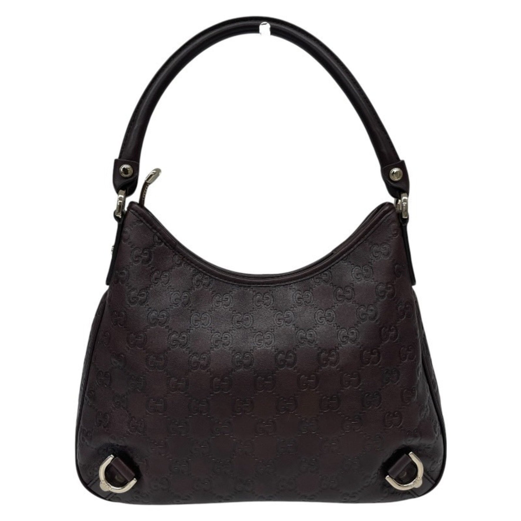 GUCCI Abbey Line One-Shoulder Bag Leather Shoulder Women's Brown Handbag