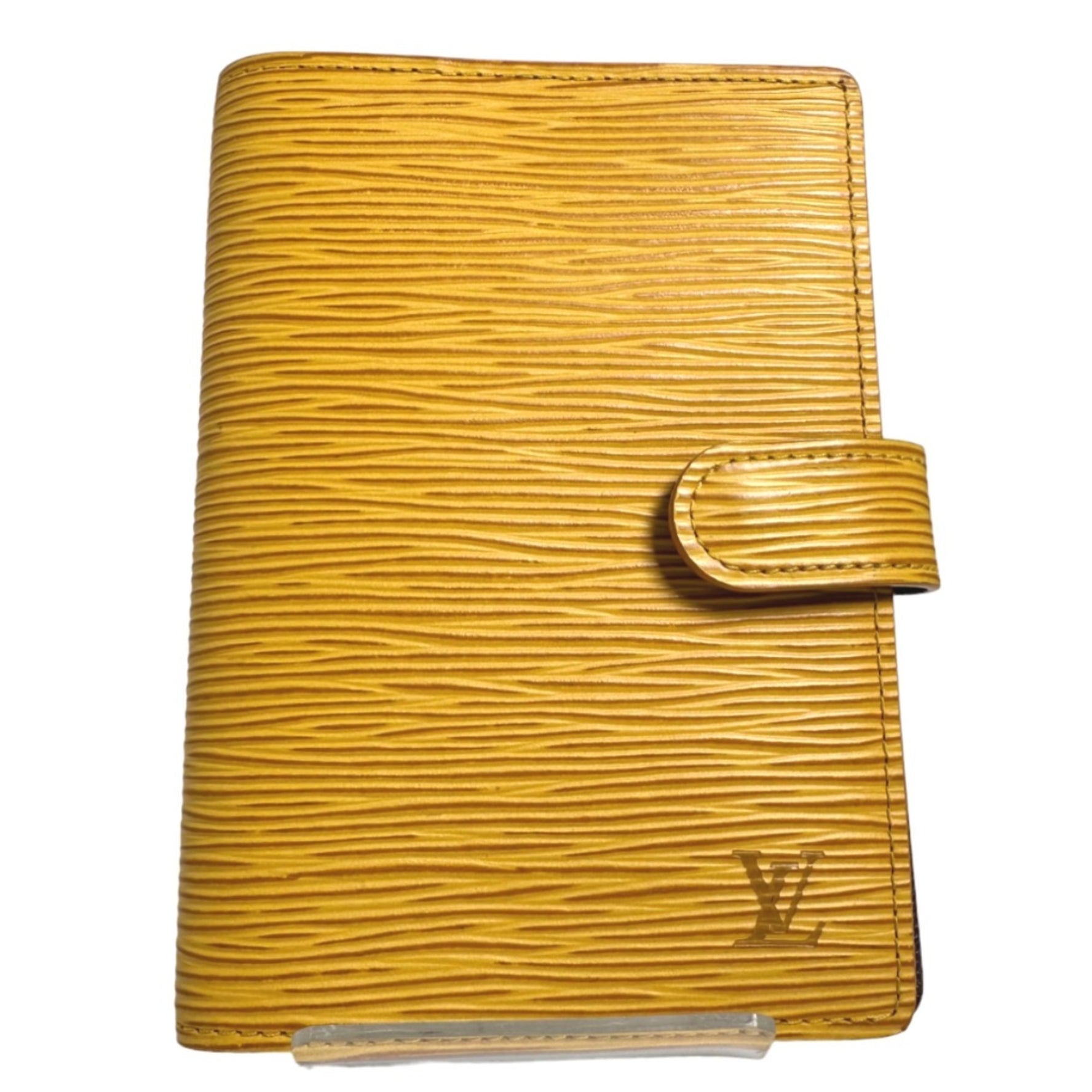 Louis Vuitton LOUIS VUITTON Notebook Cover Epi Agenda PM Leather R20059 Tarish Yellow LV