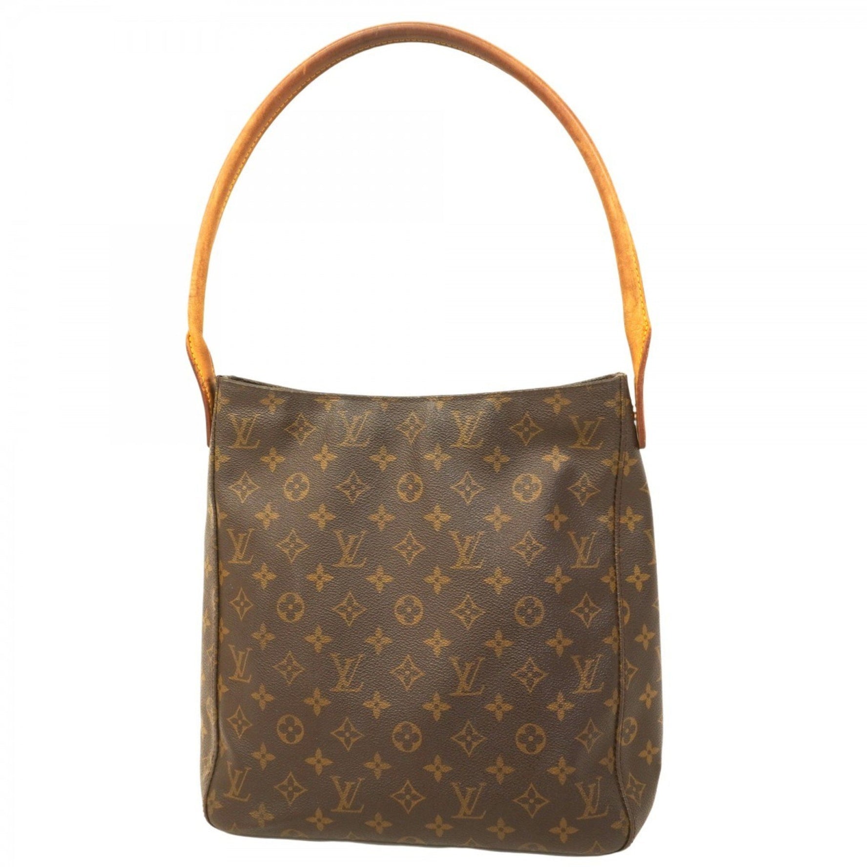 Louis Vuitton Monogram Looping GM Shoulder Bag M51145 Brown Women's