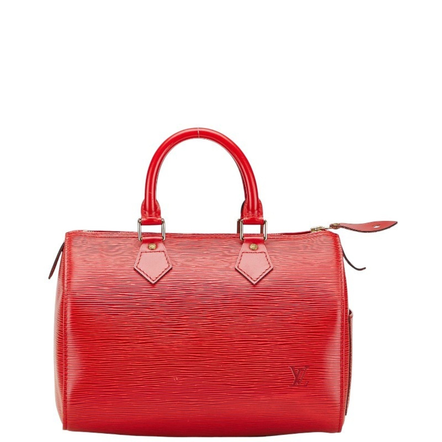 Louis Vuitton Epi Speedy 25 Handbag/Mini Boston Bag Castilian Red Leather LOUIS VUITTON