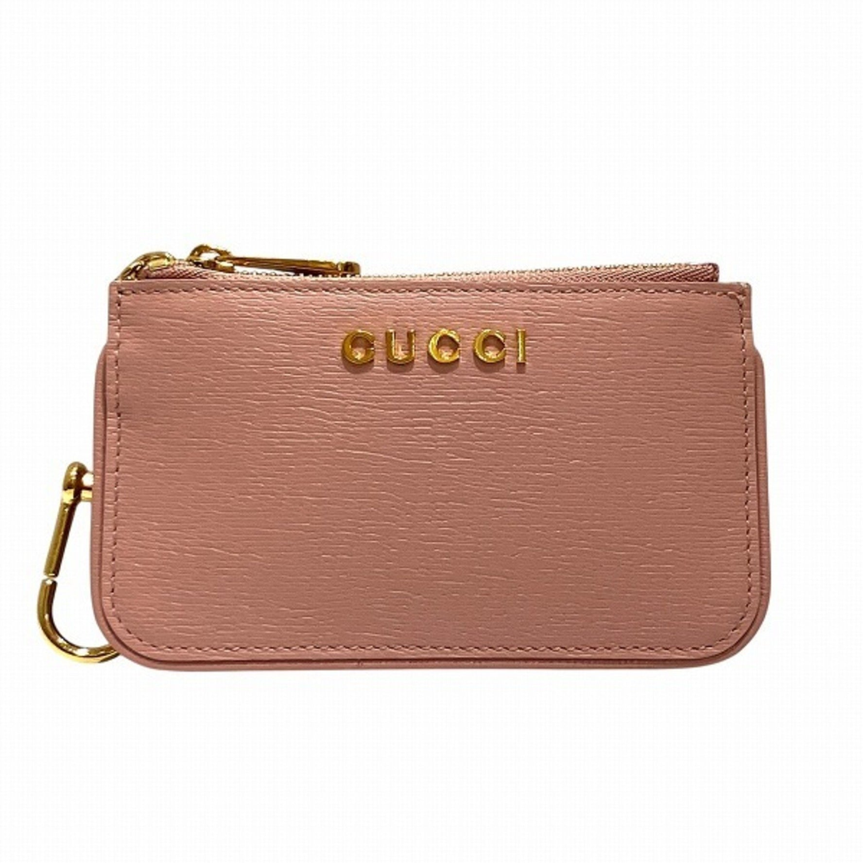 GUCCI Script Wallet/Coin Case with Key Hook