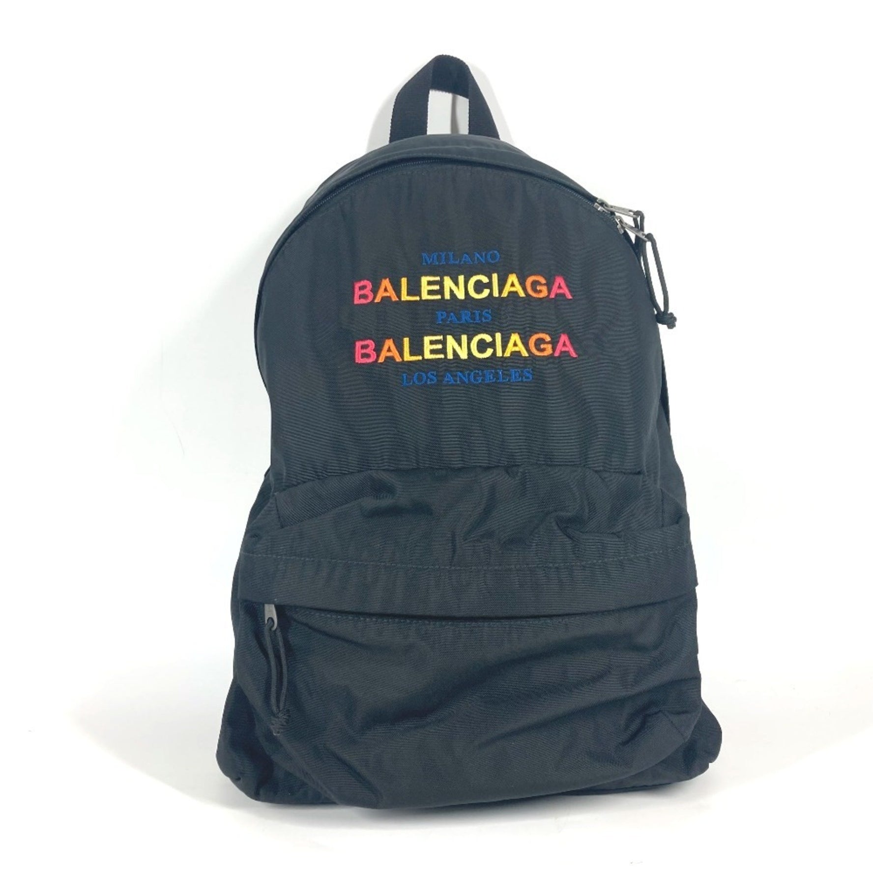 BALENCIAGA Explorer Backpack, Nylon, Women's, Black