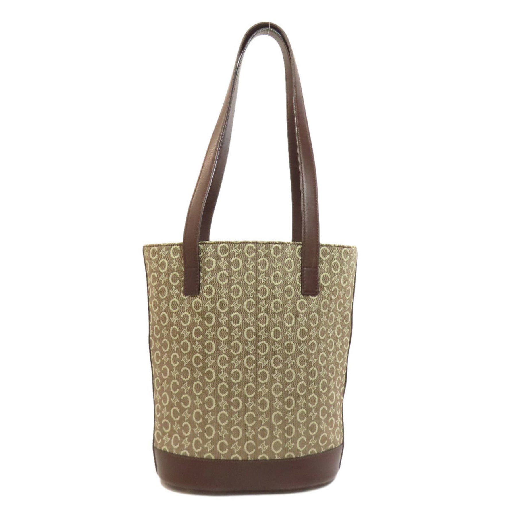 CELINE C Macadam Tote Bag Canvas