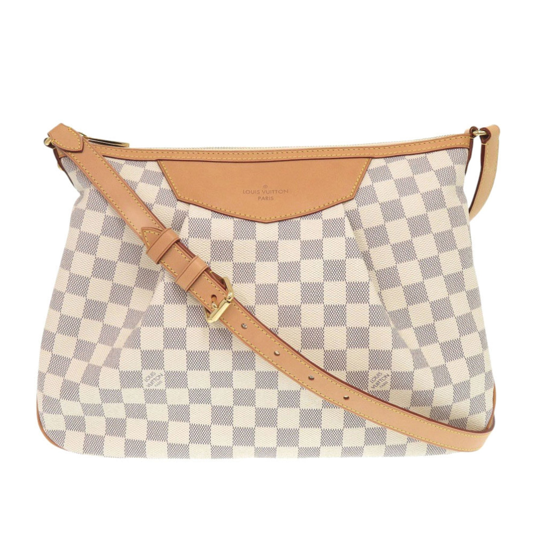 Louis Vuitton Syracuse MM Damier Azur Shoulder Bag LV 1215