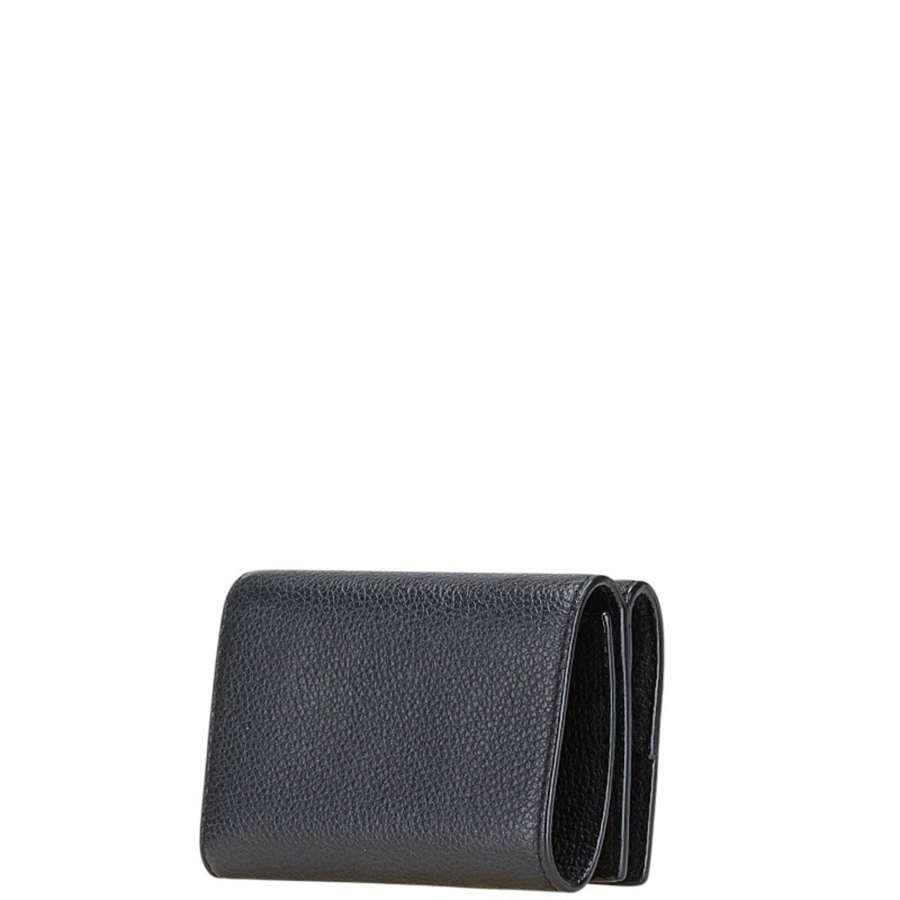 Saint Laurent Tri-fold Compact Wallet Leather