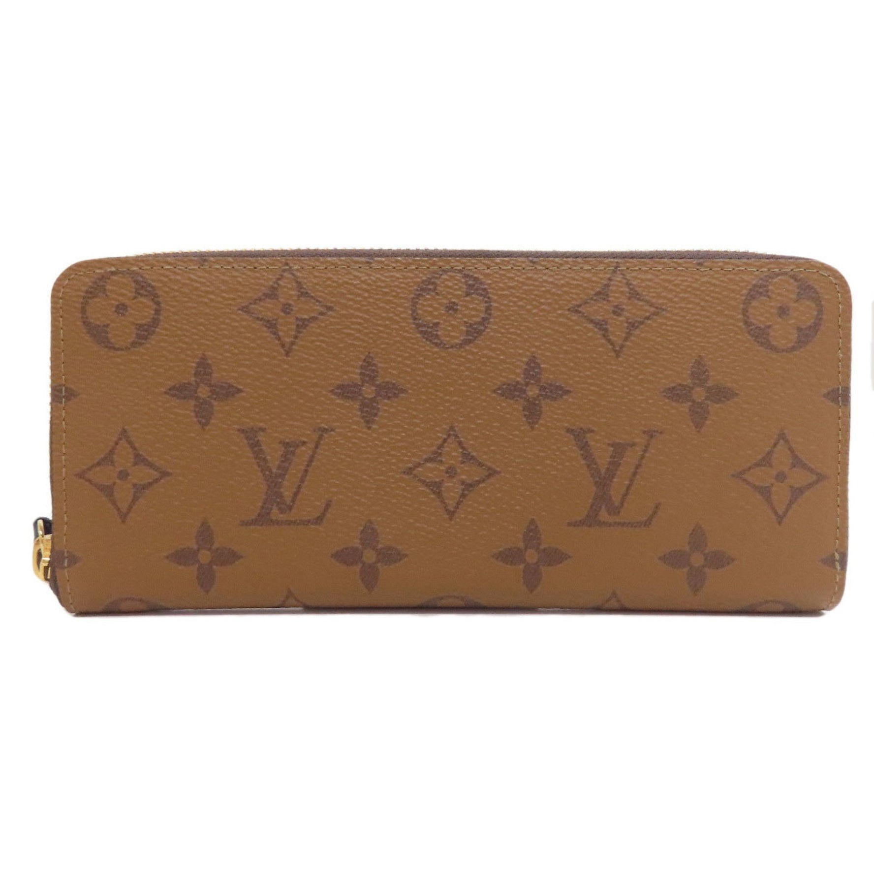 Louis Vuitton Portefeuille Clemence Long Wallet Monogram Reverse