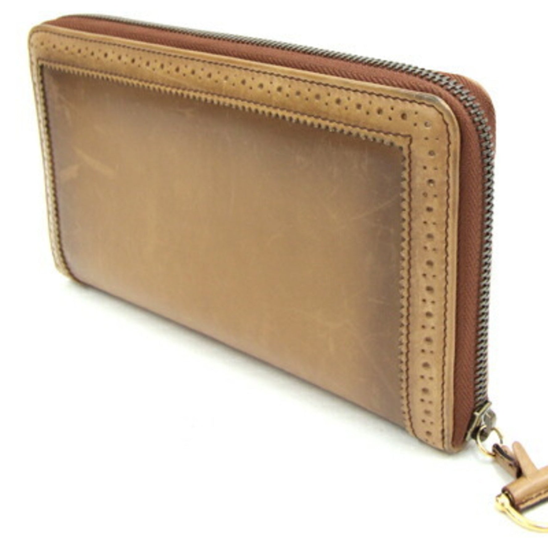 Gucci Round Long Wallet Leather Women Men