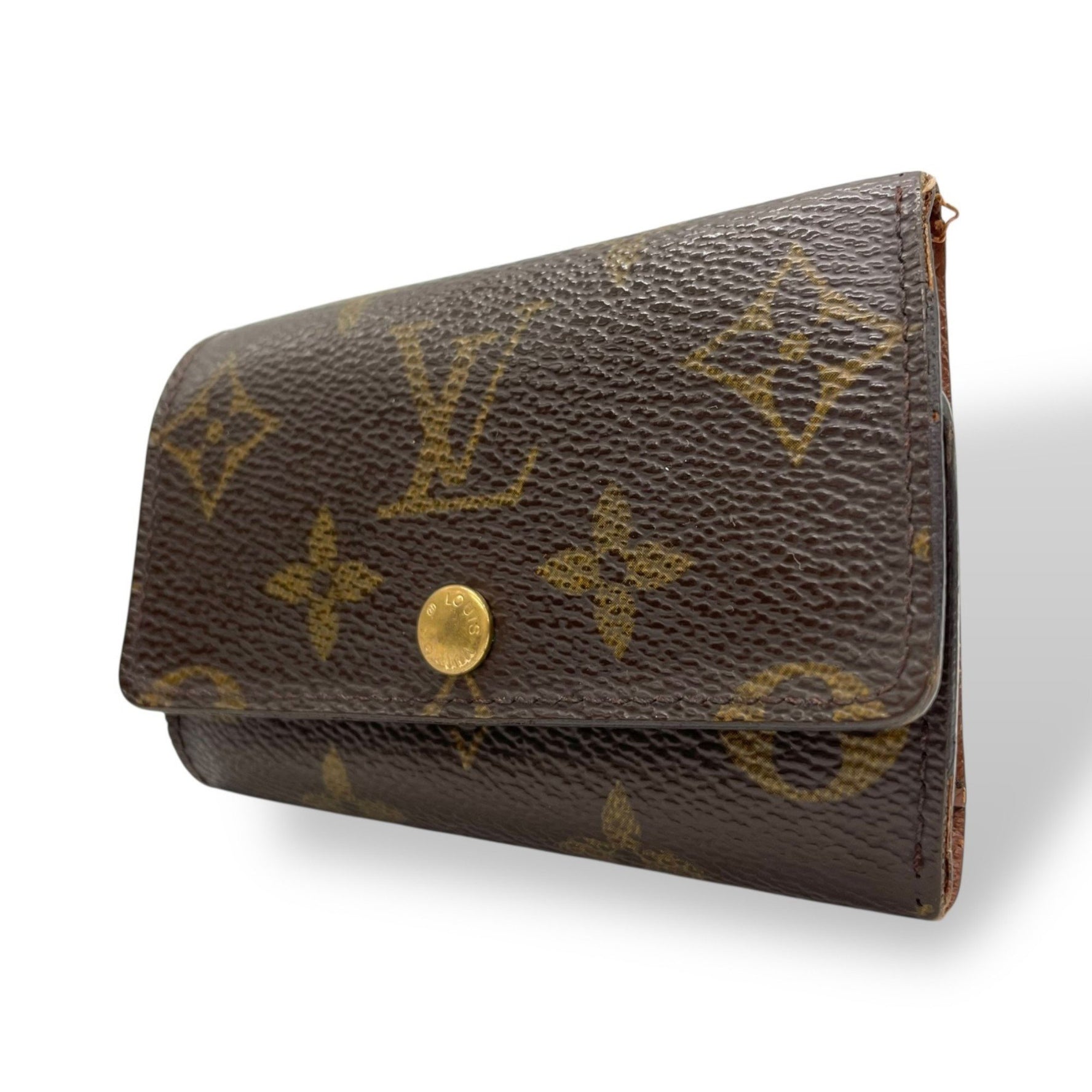 Louis Vuitton 6 Key Holder Monogram Brown Leather with Gold Hardware, Men's/Women's