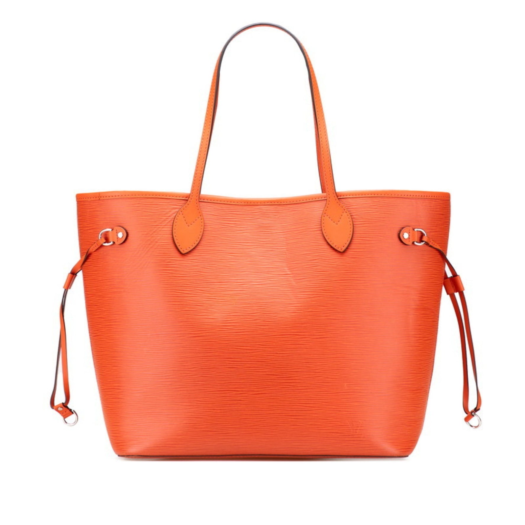 Louis Vuitton Epi Neverfull MM Tote Bag in Pimmon Orange Leather