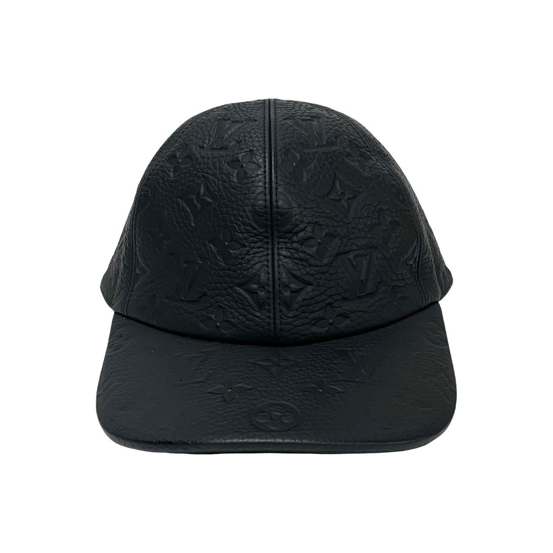 Louis Vuitton 1.1 Monogram Empreinte Taurillon Leather Cap in Noir