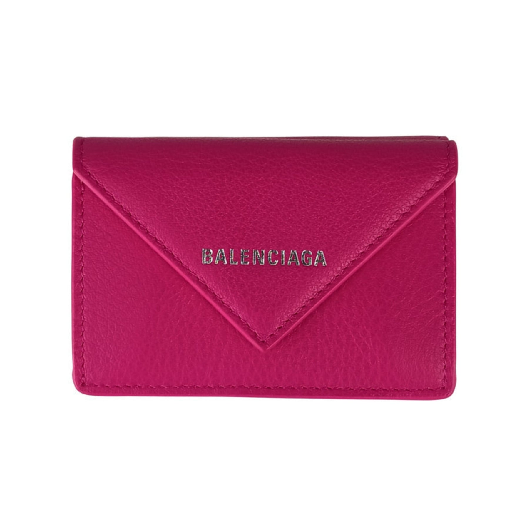 BALENCIAGA Paper Mini Wallet DLQON 5550 Smooth Calfskin Tri-fold