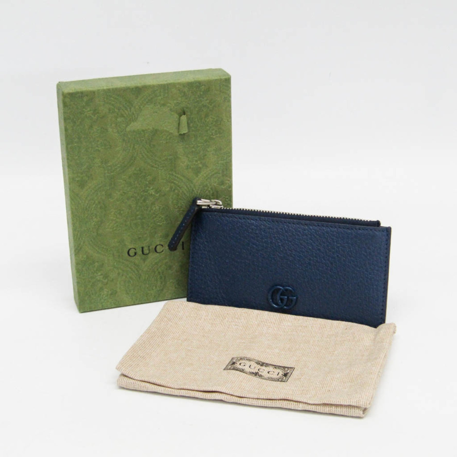 Gucci GG Marmont Coin Card Holder Women,Men Leather Coin Purse/coin Case