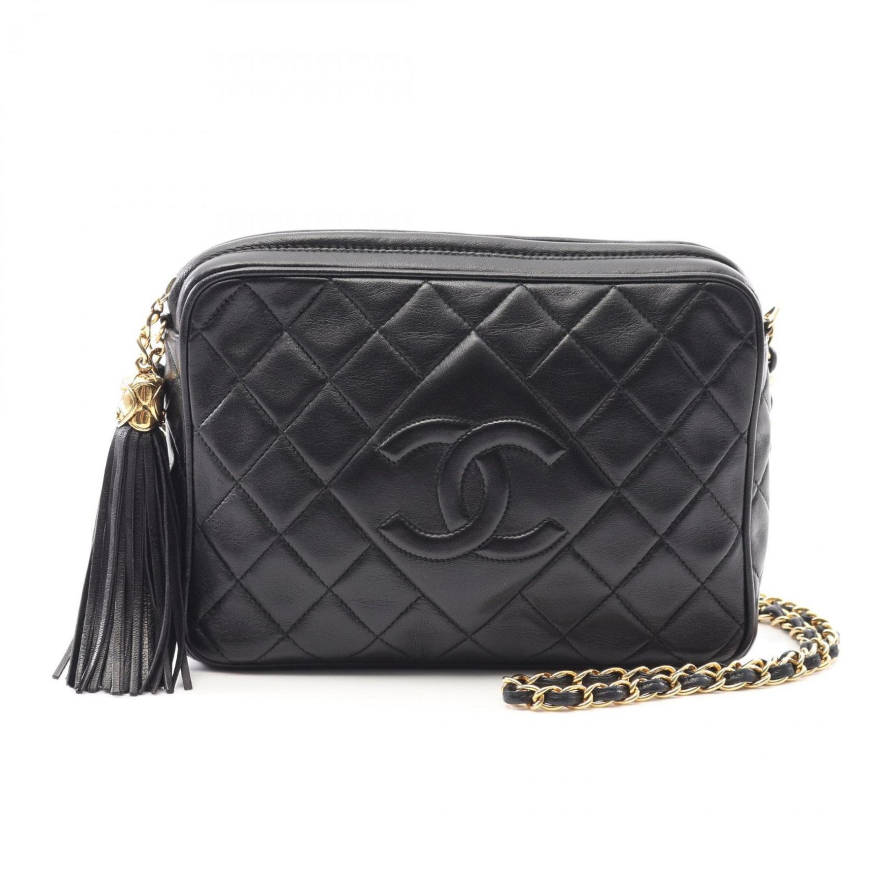 CHANEL Matelasse Shoulder Bag, Lambskin Leather
