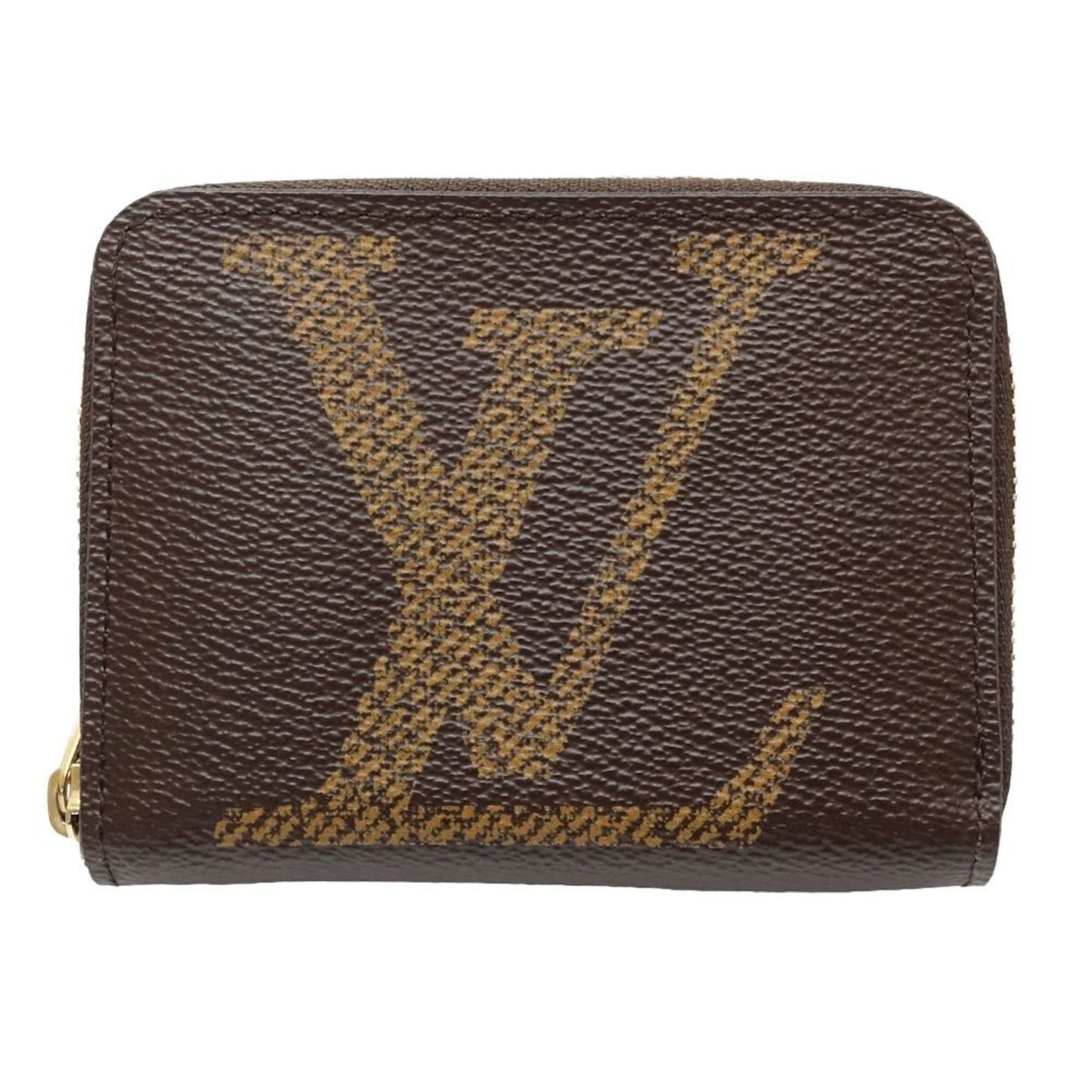 Louis Vuitton Wallet/Coin Case Zipper Coin Purse Monogram Giant Brown