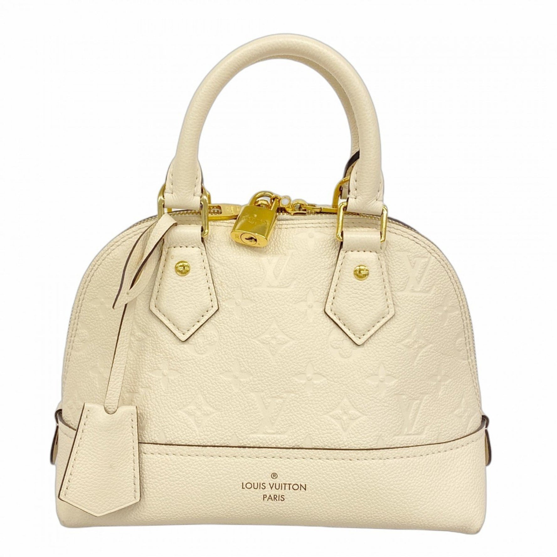 Louis Vuitton Monogram Empreinte Neo Alma BB Handbag Crème