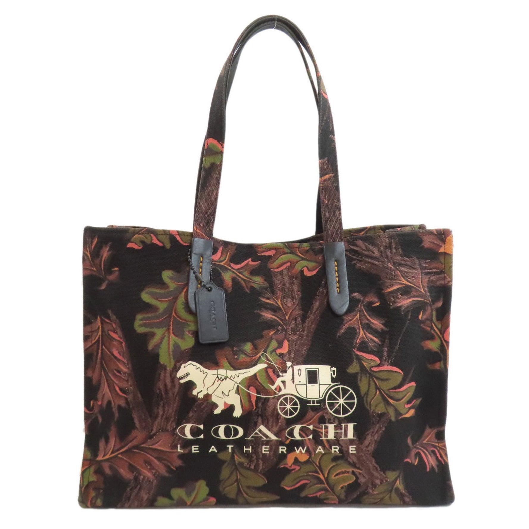Coach Rexy and Carriage Tote Bag Canvas