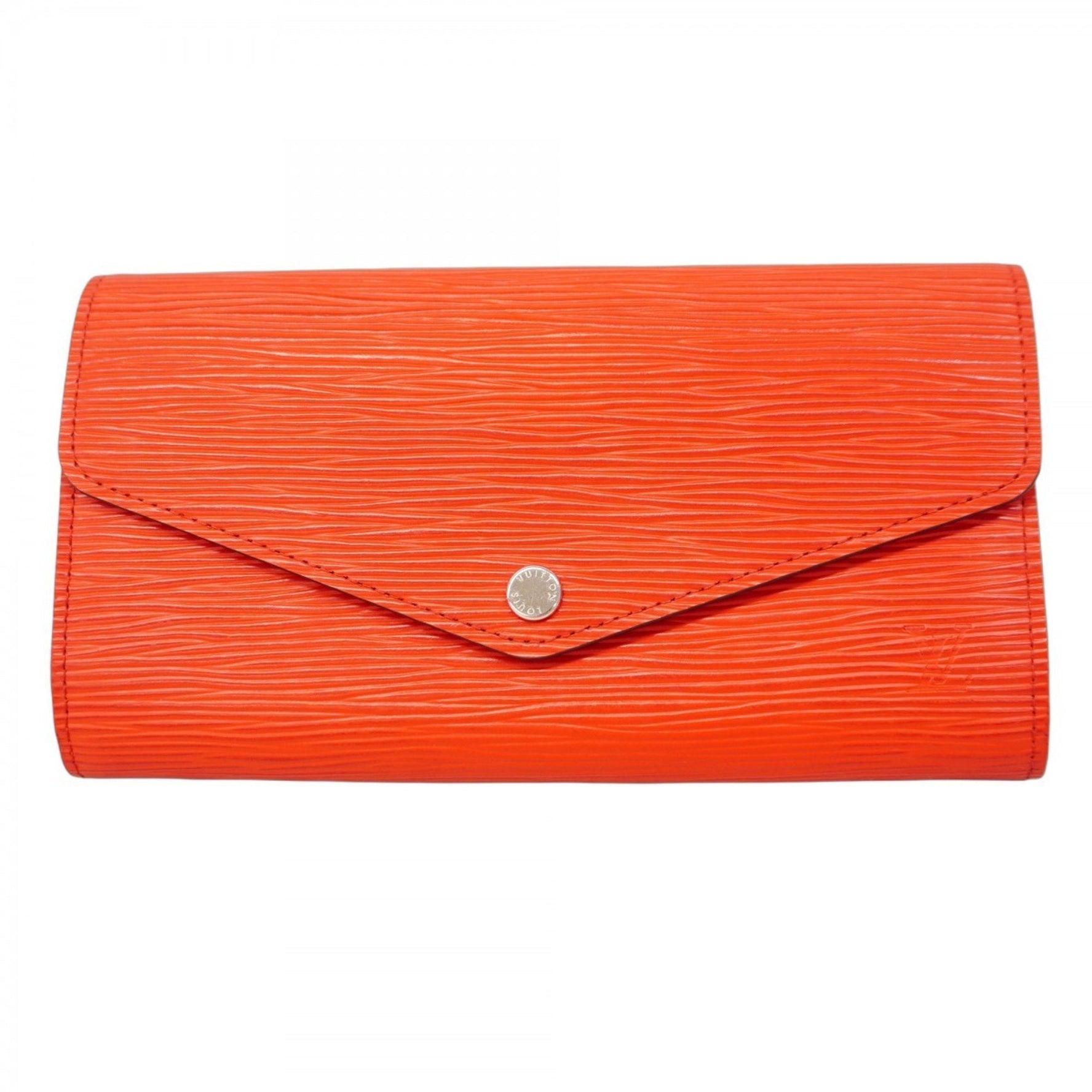 Louis Vuitton Epi Portefeuille Sarah Long Wallet M60723 Coquelicot Women's