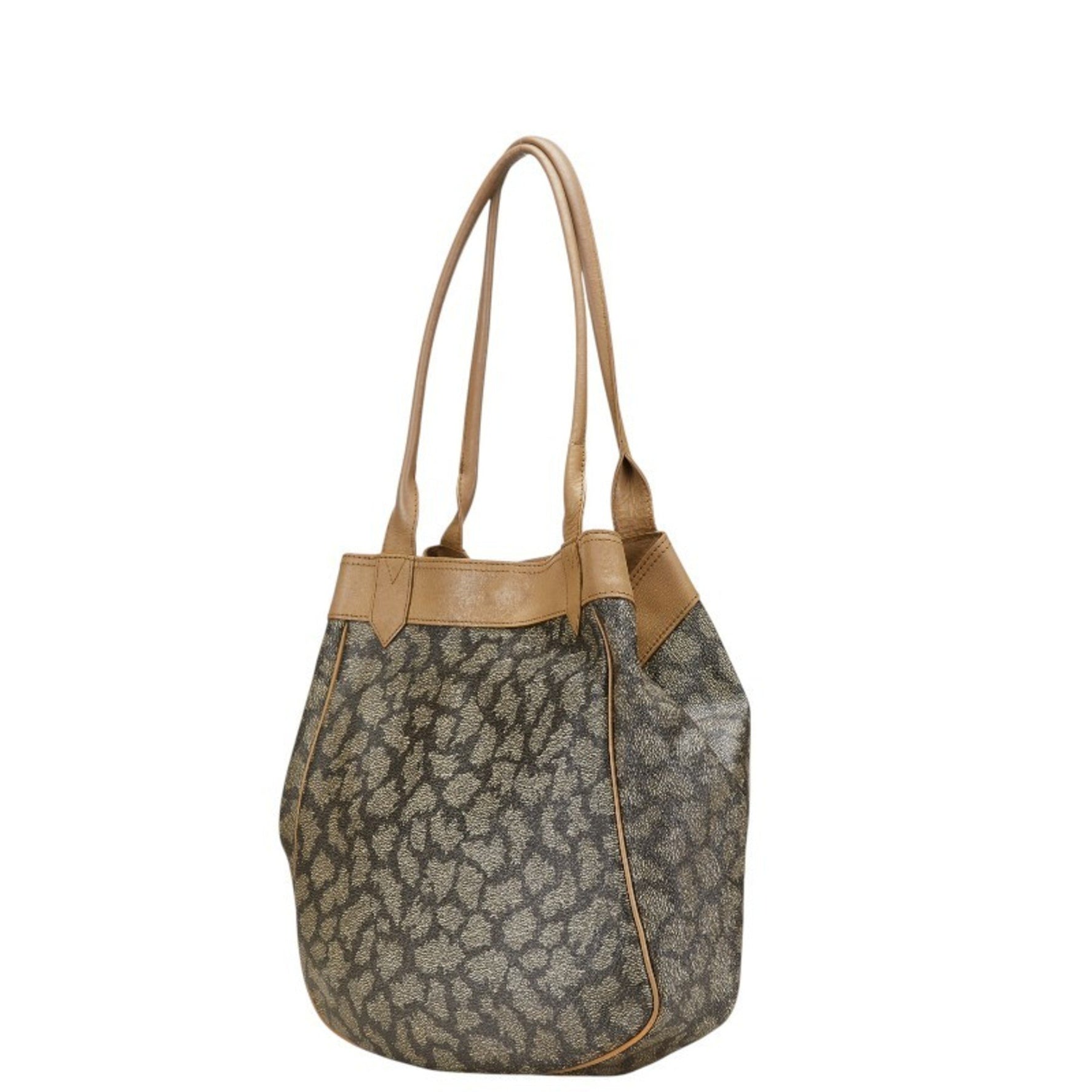 Saint Laurent YSL Logo Zebra Tote Bag, Leather, One-Shoulder SAINT LAURENT