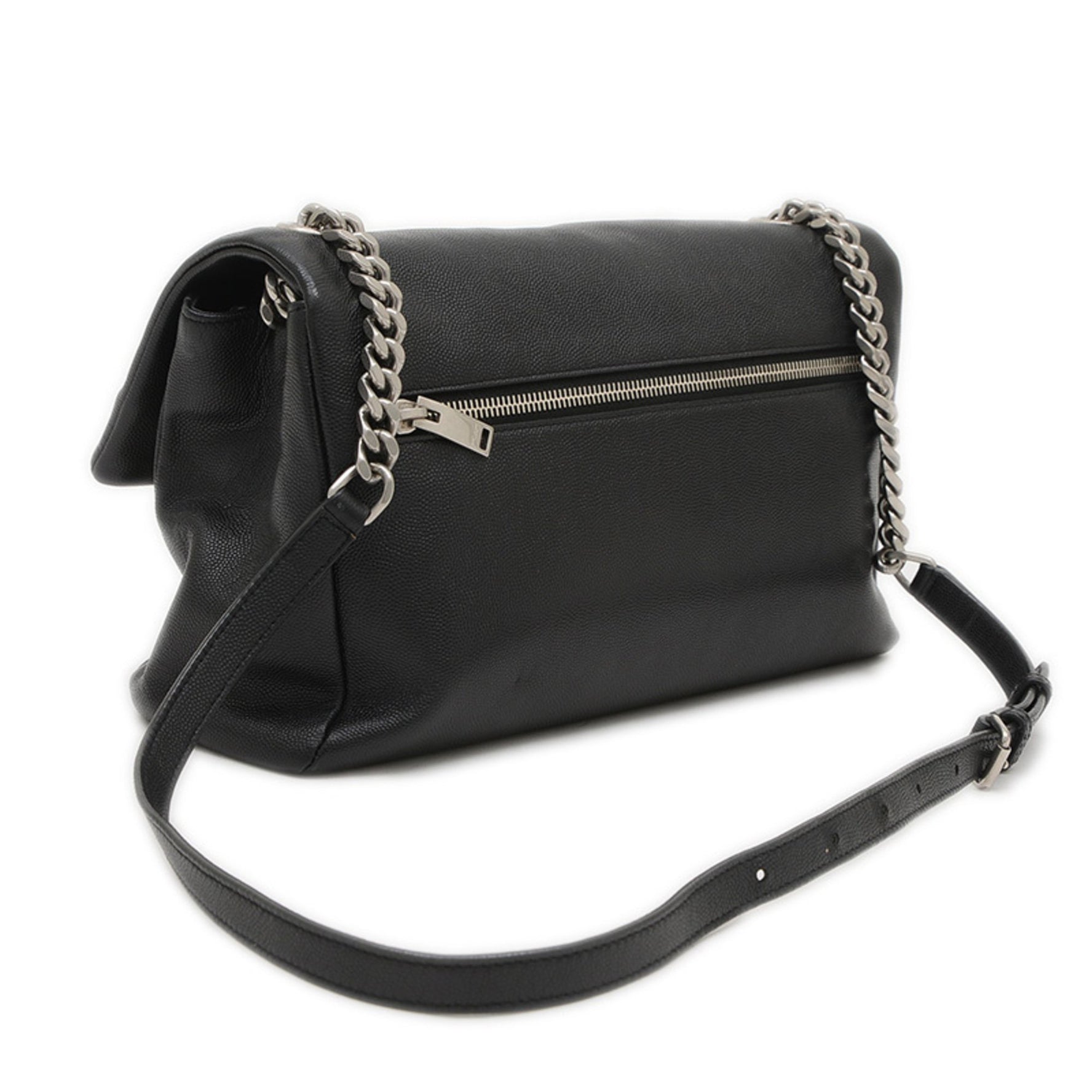 Saint Laurent Paris West Hollywood Medium Chain Shoulder Bag Black BP
