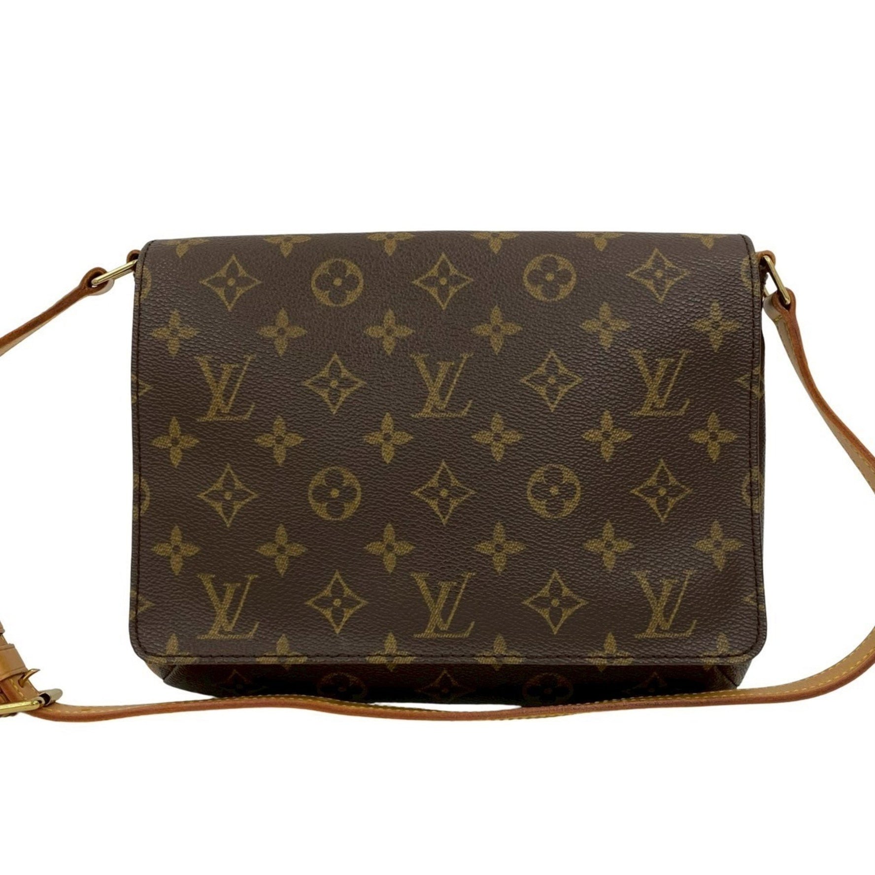 Louis Vuitton Musette Tango Monogram Leather Semi-Shoulder Bag
