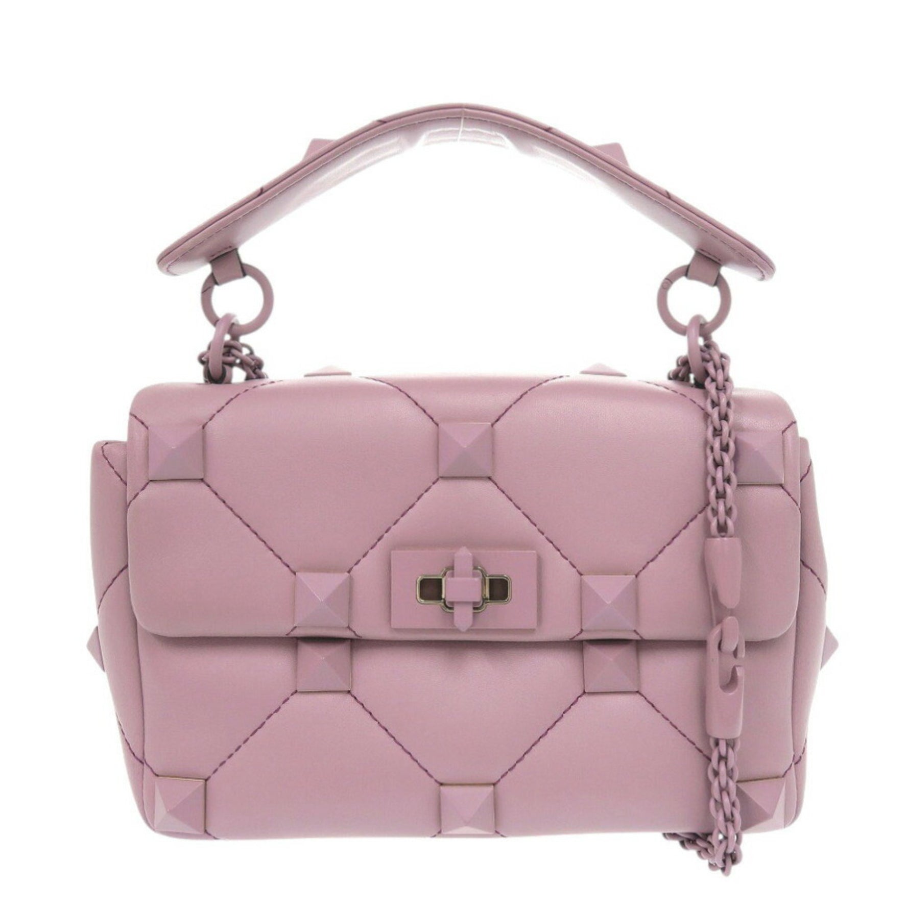 Valentino Garavani Roman Stud Leather Handbag