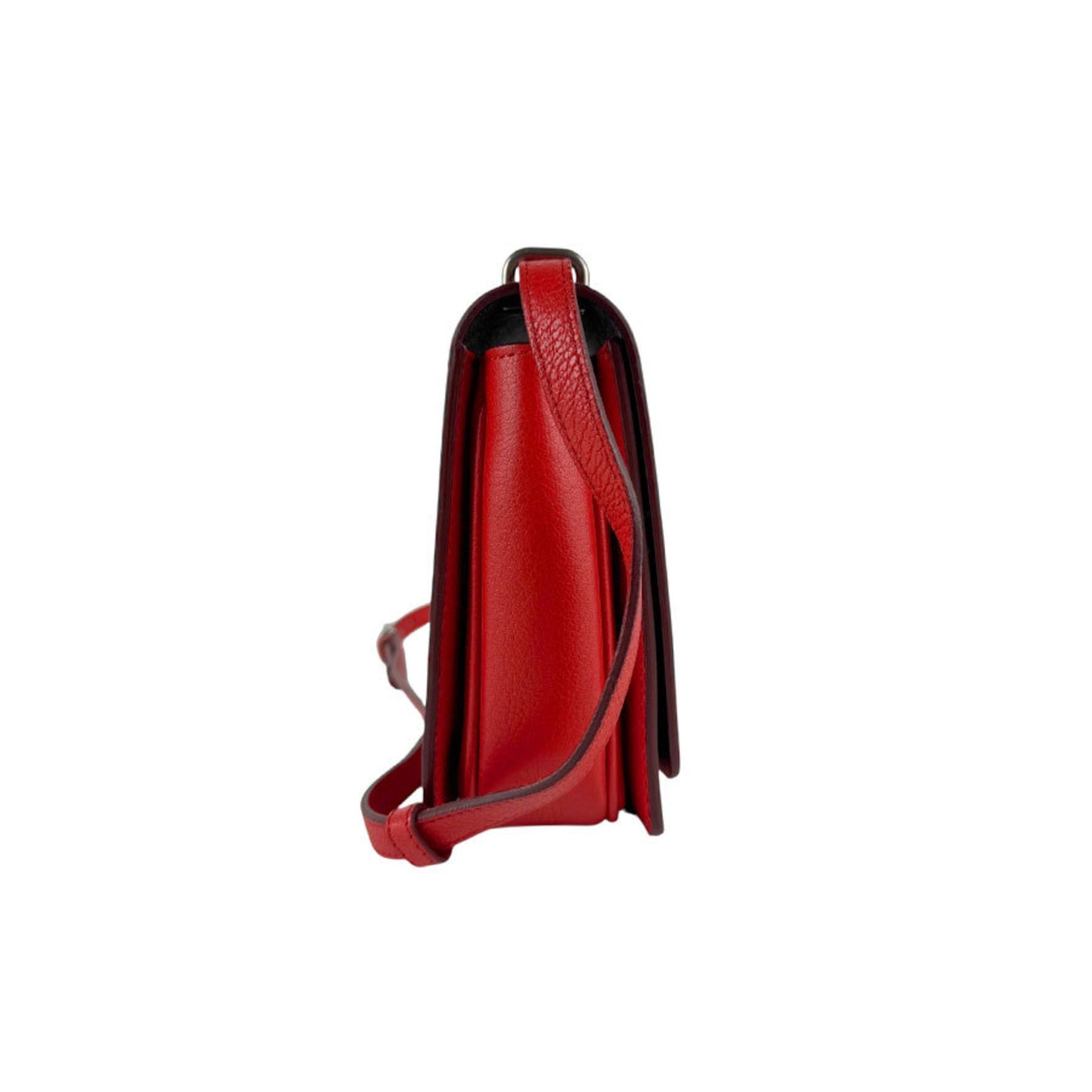 Burberry Shoulder Bag Leather Red