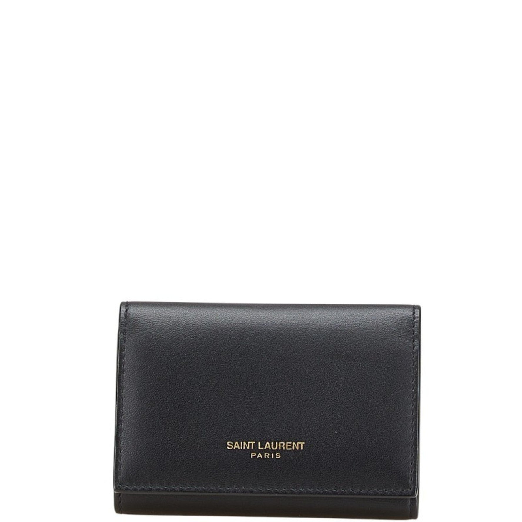 Saint Laurent key case leather