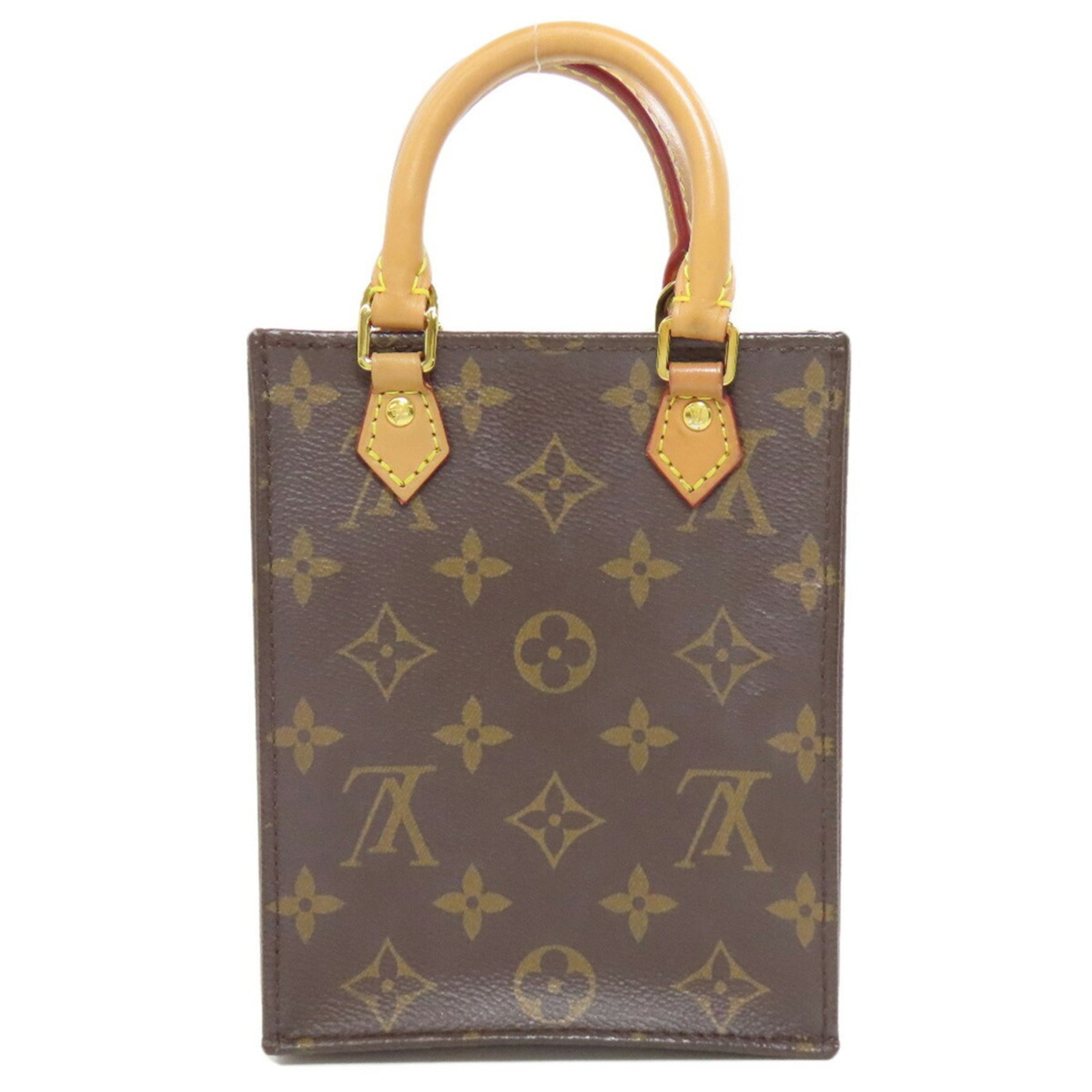 Louis Vuitton Petite Sac Plat Handbag Canvas