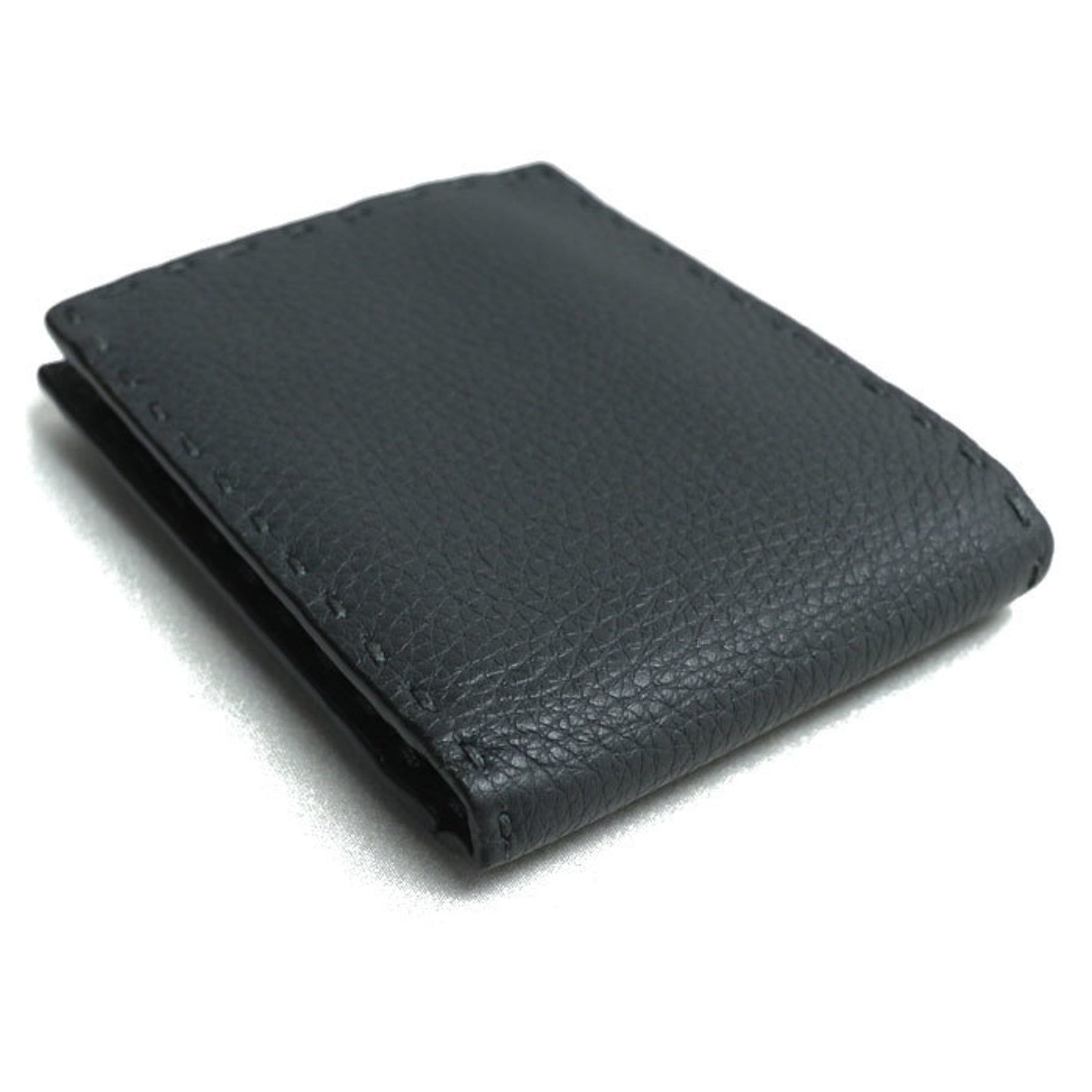 FENDI Selleria Bi-fold Wallet Grey