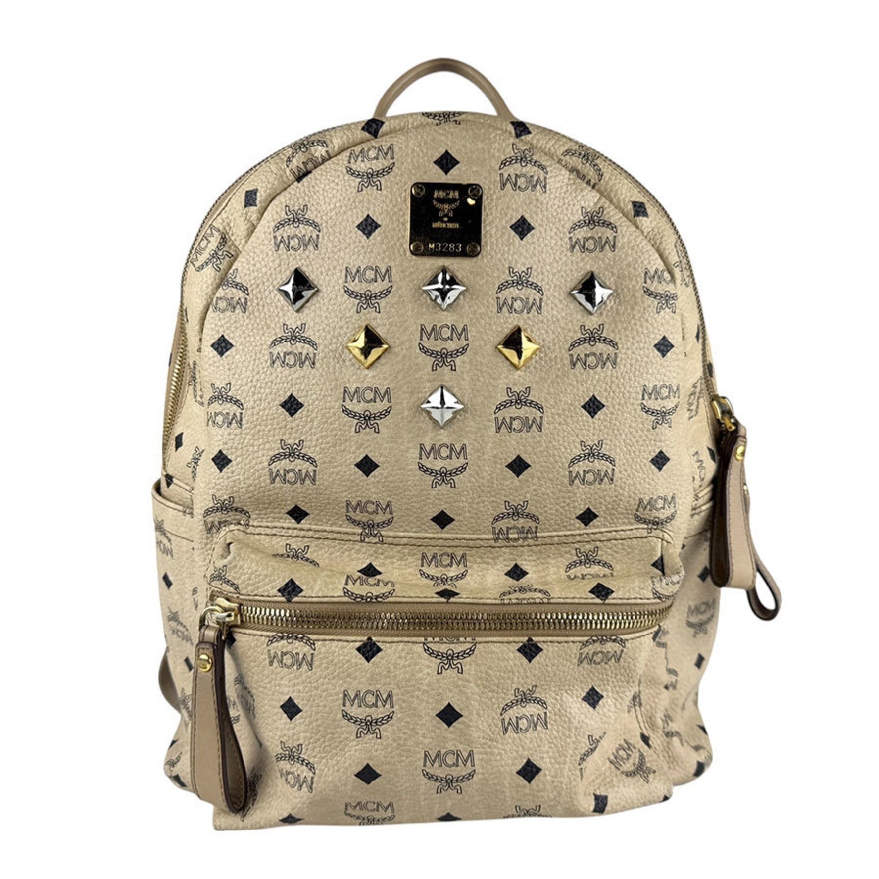 MCM Backpack, Leather, Men's/Women's