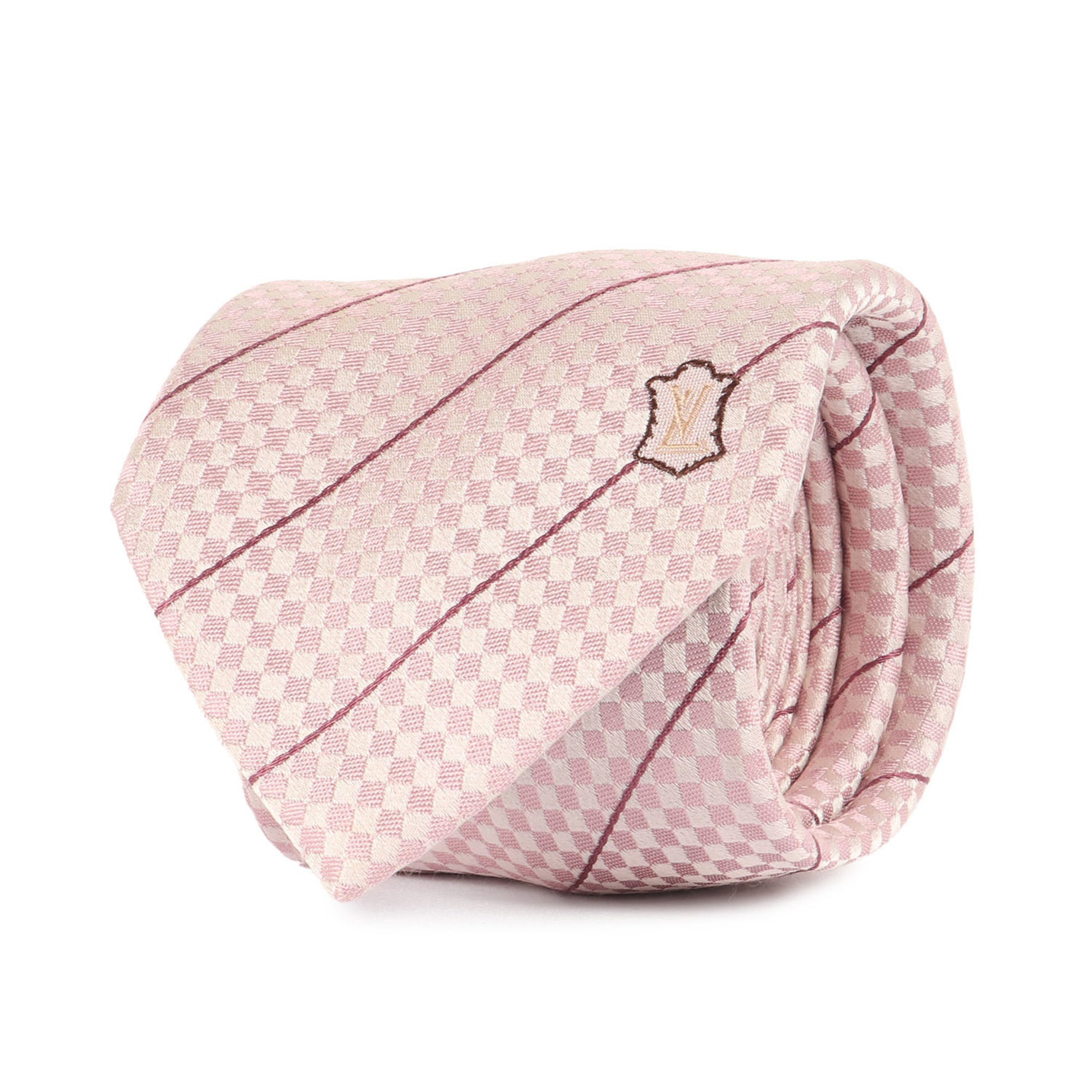 Louis Vuitton Necktie Micro Damier Silk