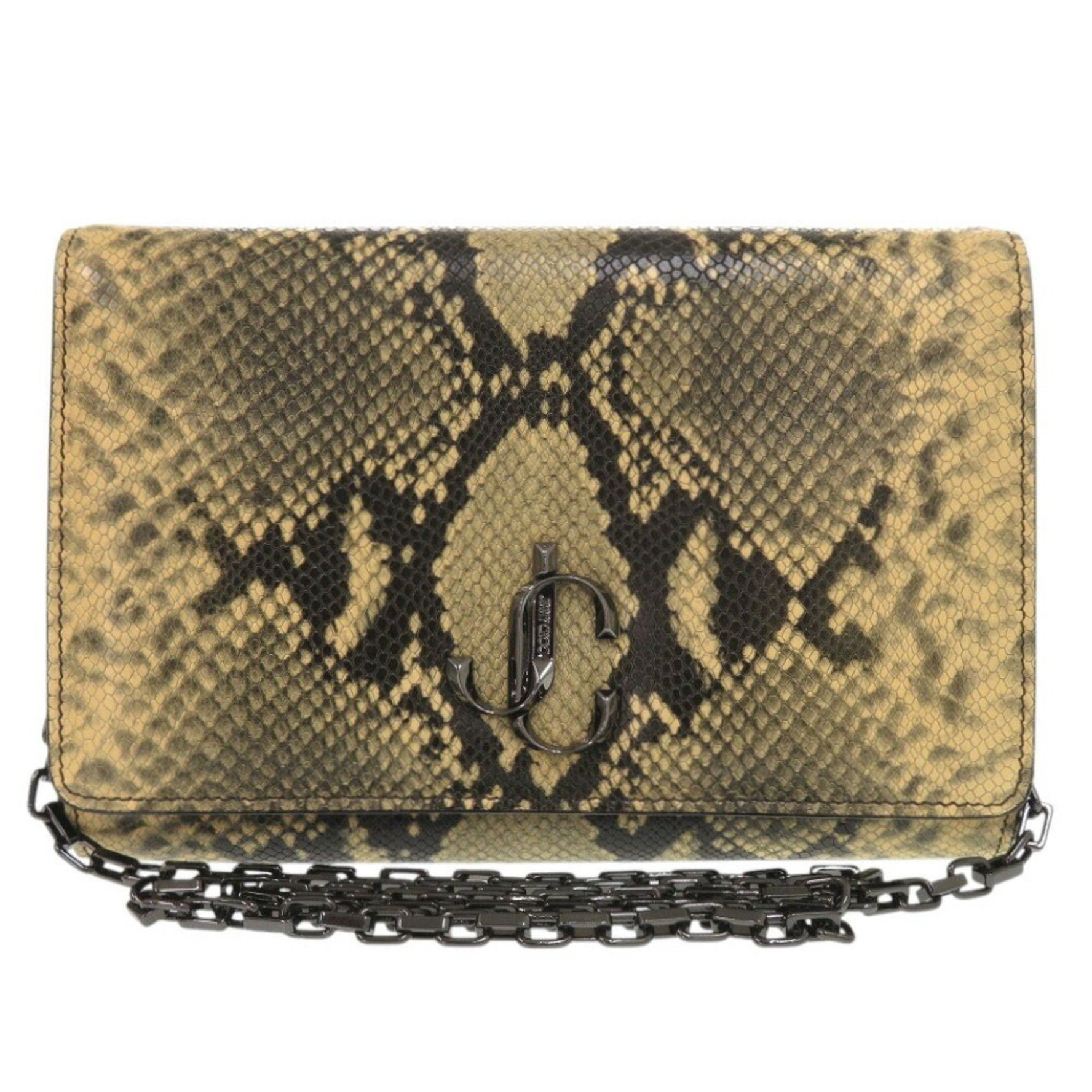 Like new Jimmy Choo Varenne embossed leather shoulder bag CHOO