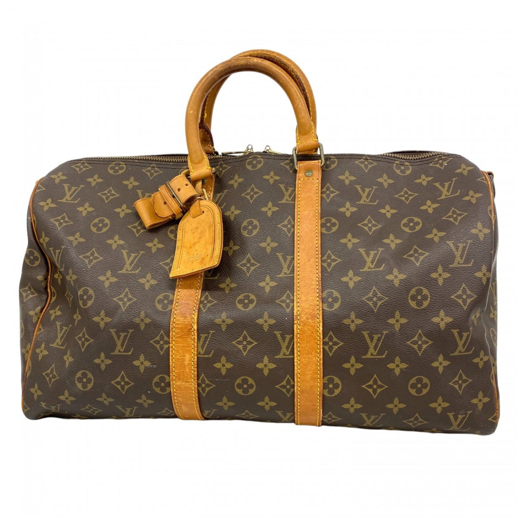 Louis Vuitton Monogram Keepall Bandouliere 45 Boston Bag Men's and