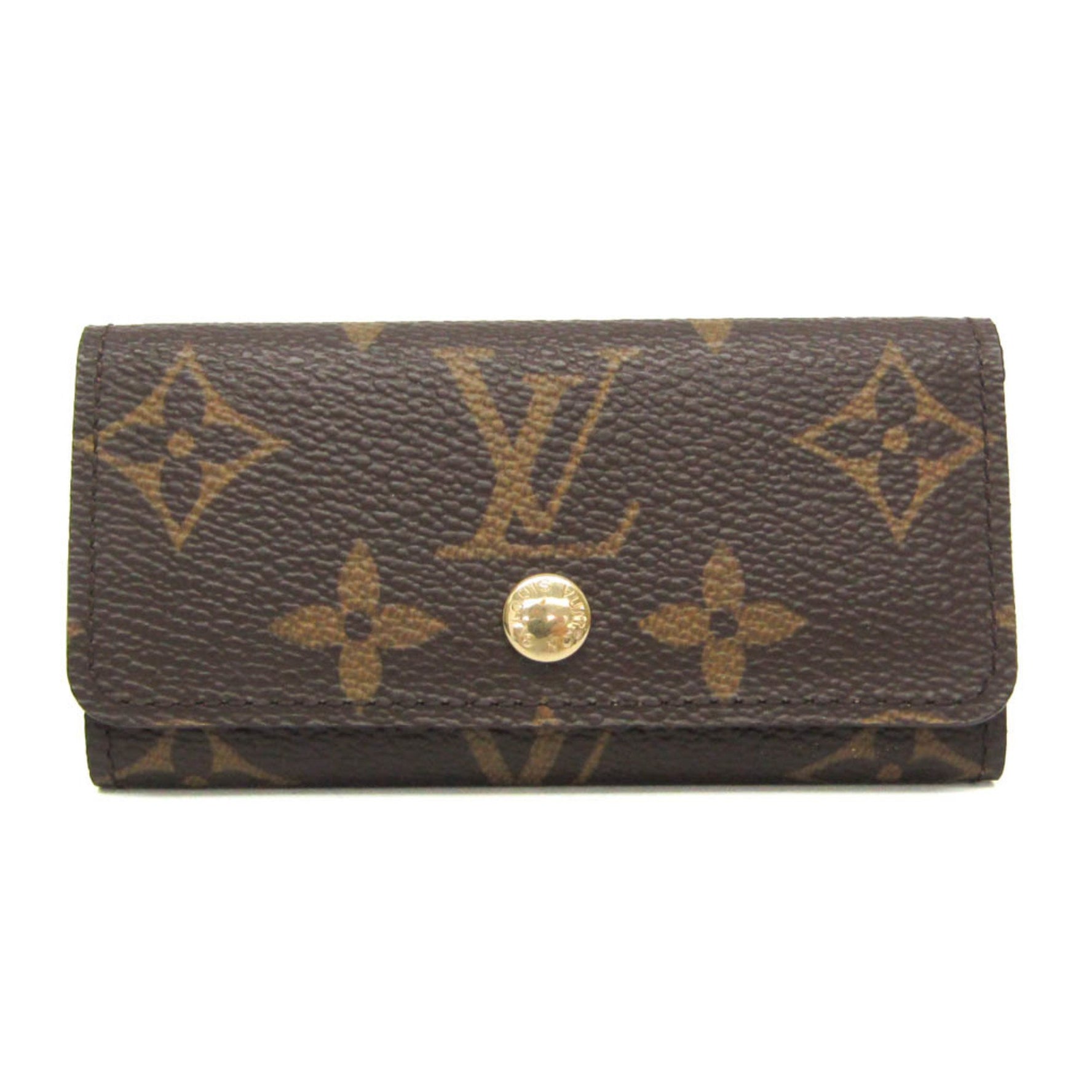 Louis Vuitton Monogram 4 Key Holder Men,Women Monogram Key Case