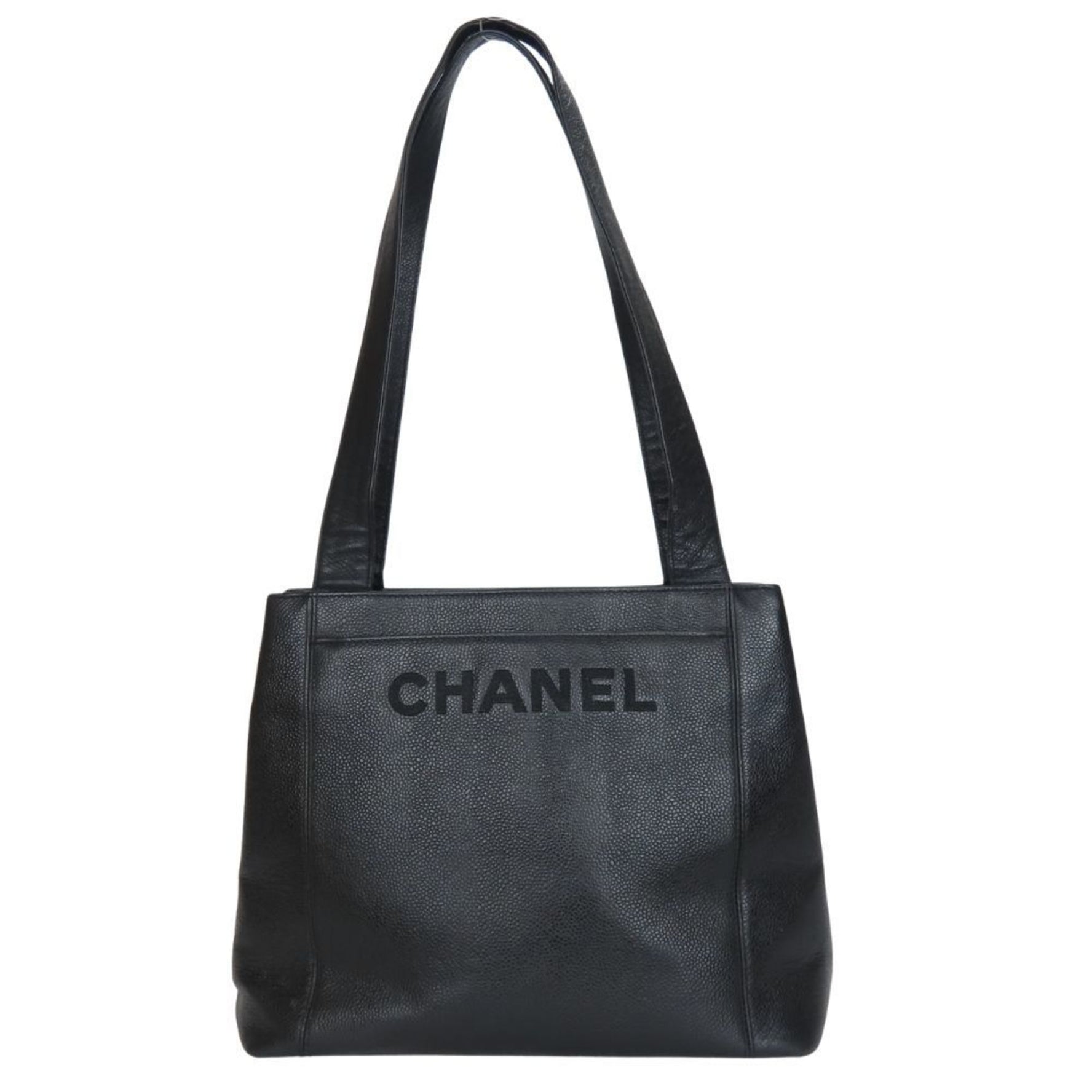 CHANEL Tote Bag, Caviar Skin, Embroidered, No. 4
