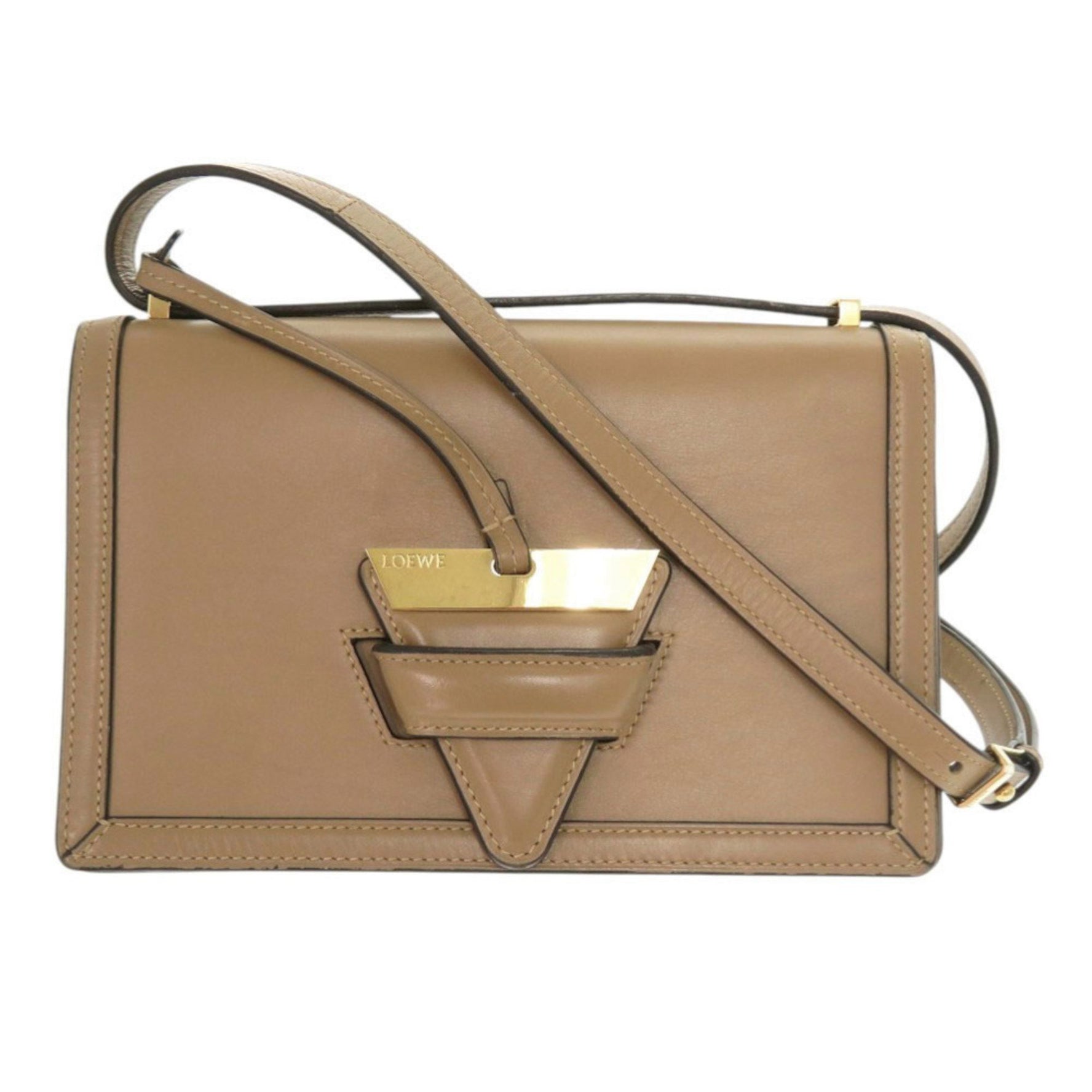 LOEWE Barcelona Leather Shoulder Bag 0242