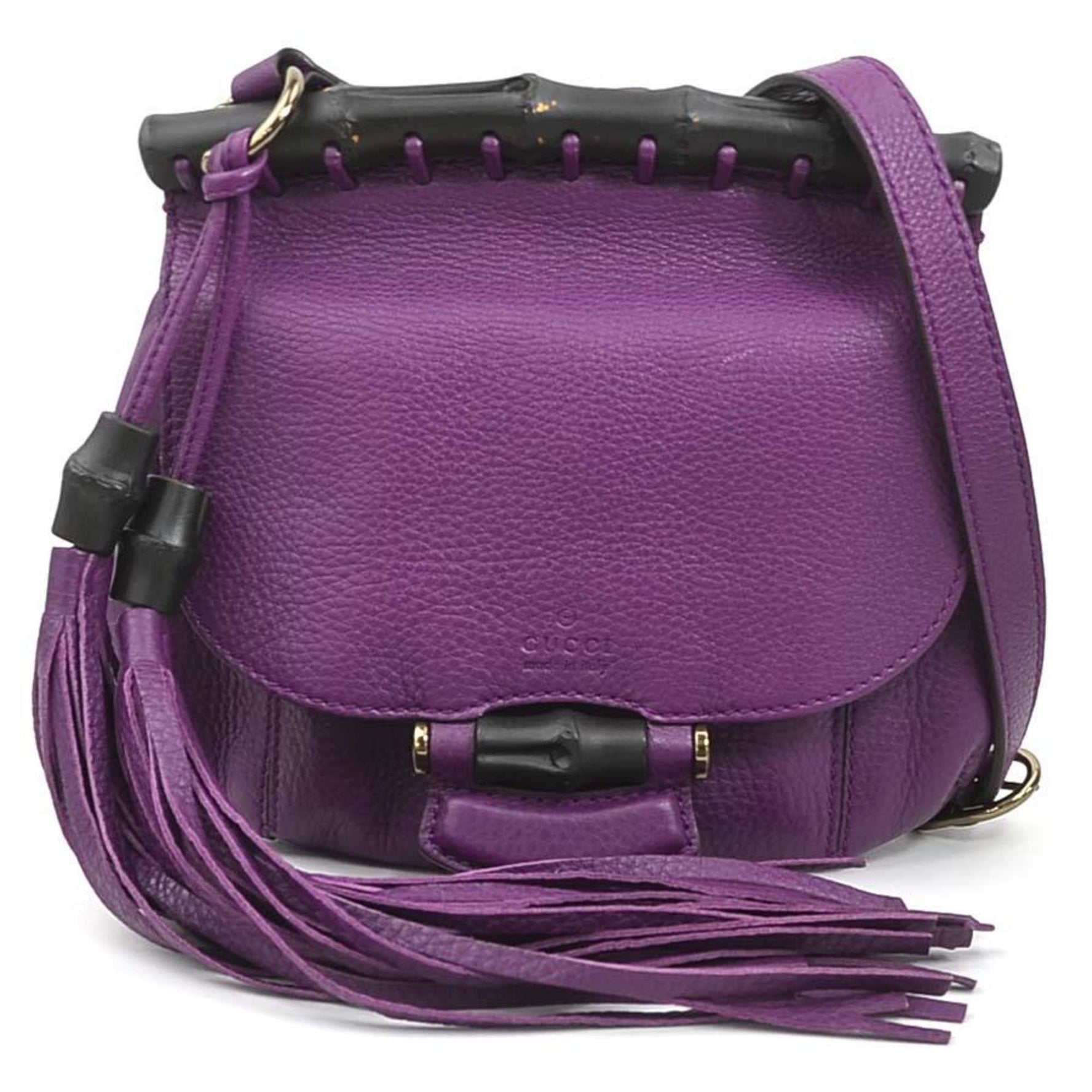 Gucci Bamboo Leather Shoulder Bag in